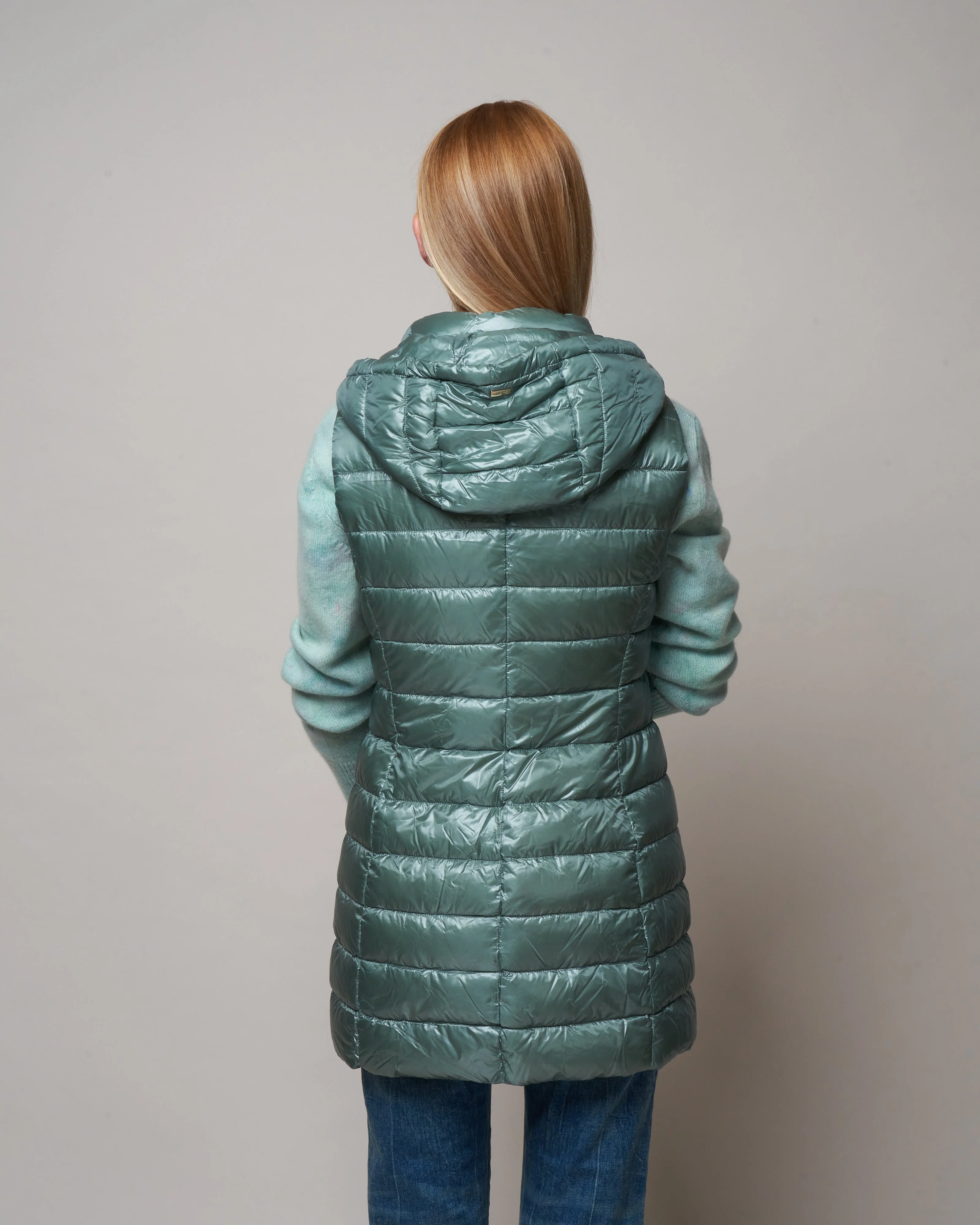 iconico serena long vest w/ removable hood - lattementa - Image 4