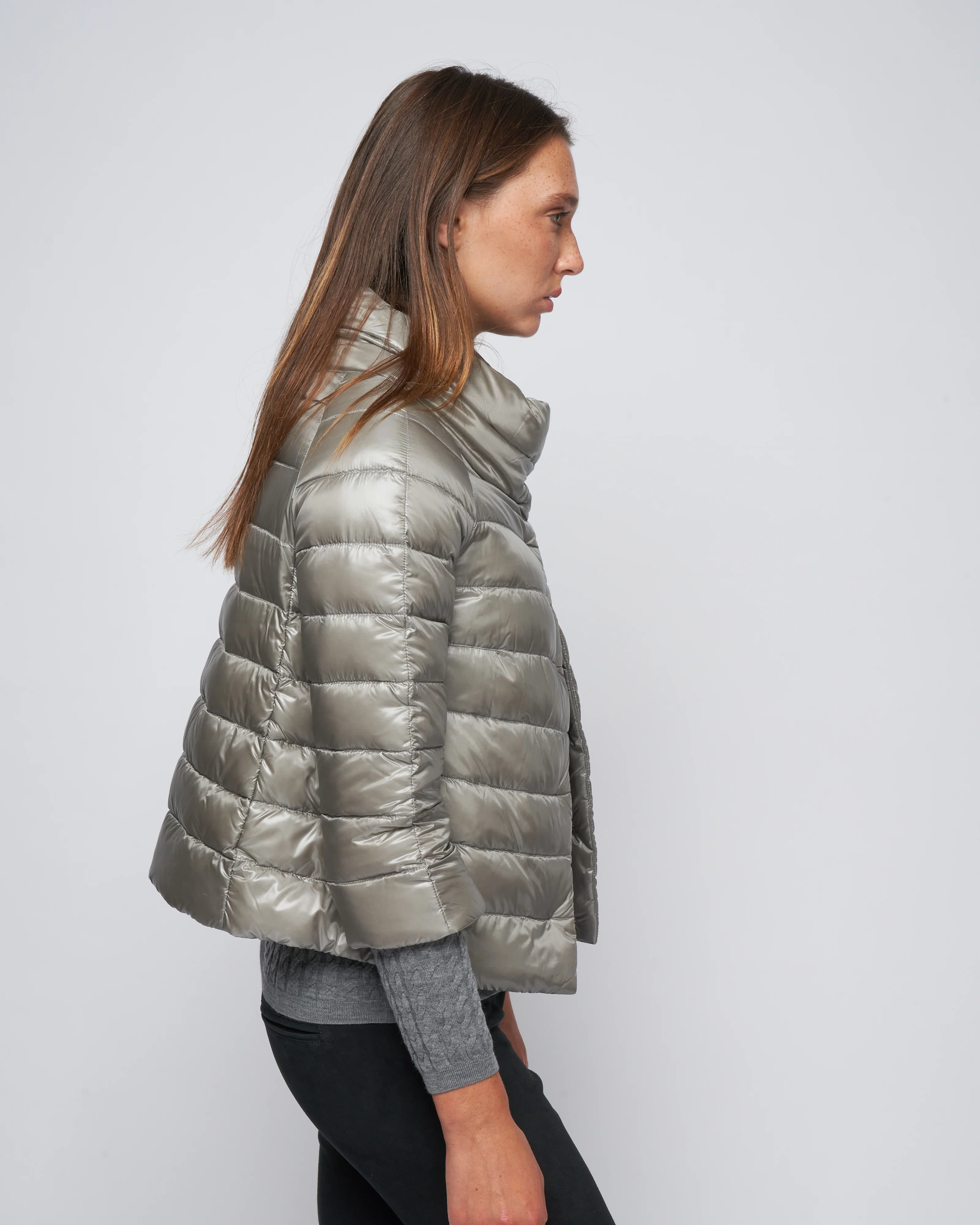 iconico sofia 3/4 slv bolero - grigio - Image 3