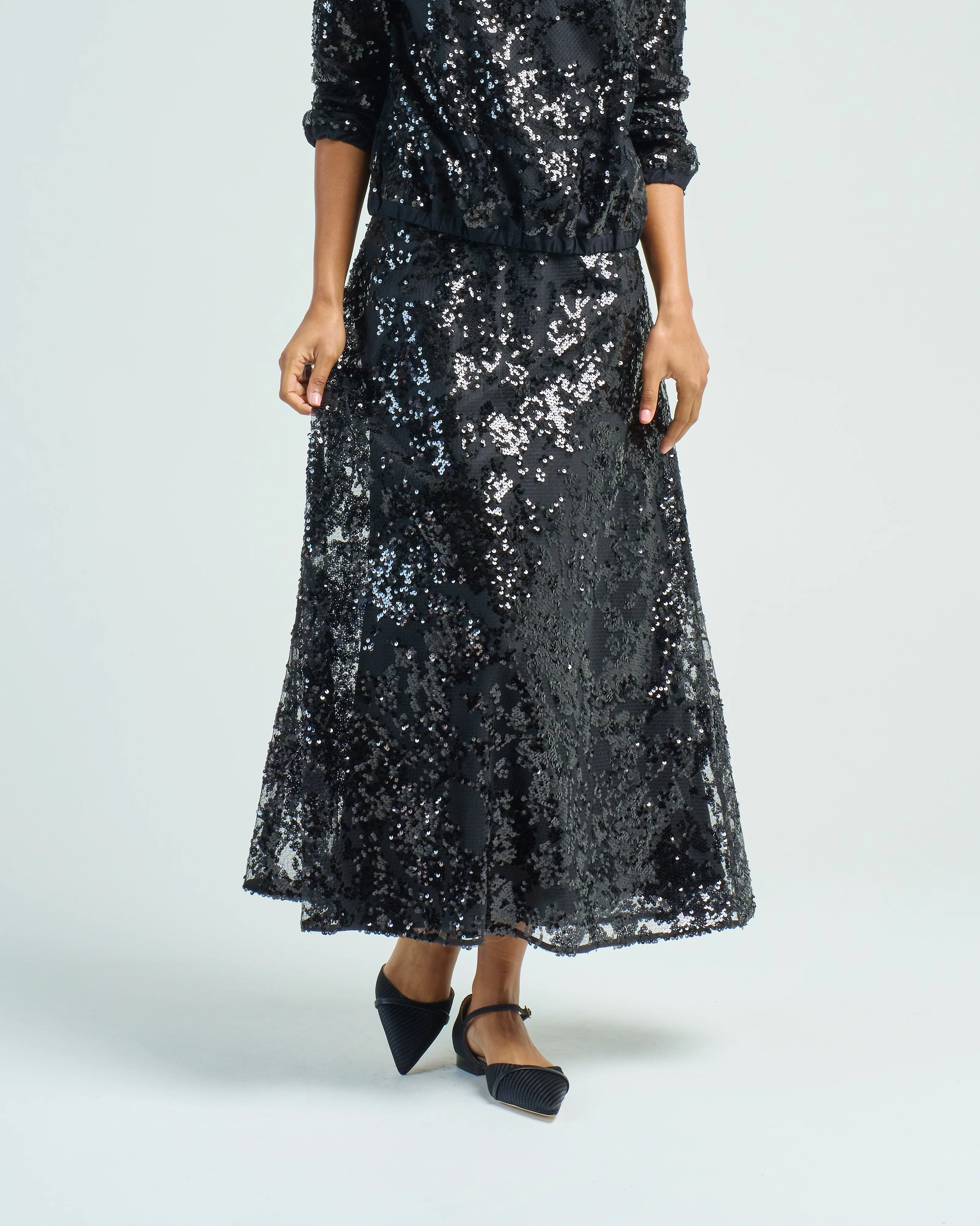 lace and sequin skirt - Image 2
