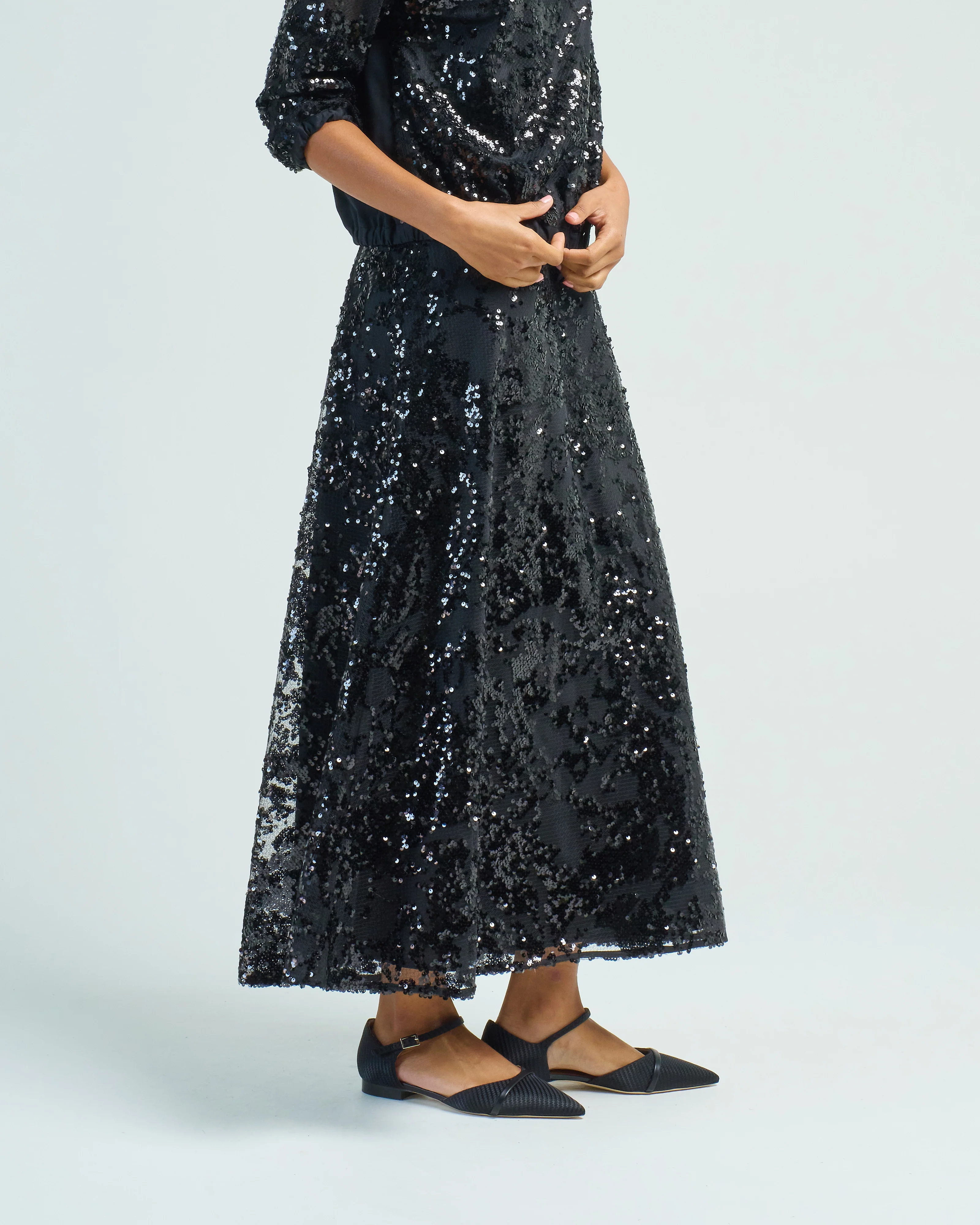 lace and sequin skirt - Image 3