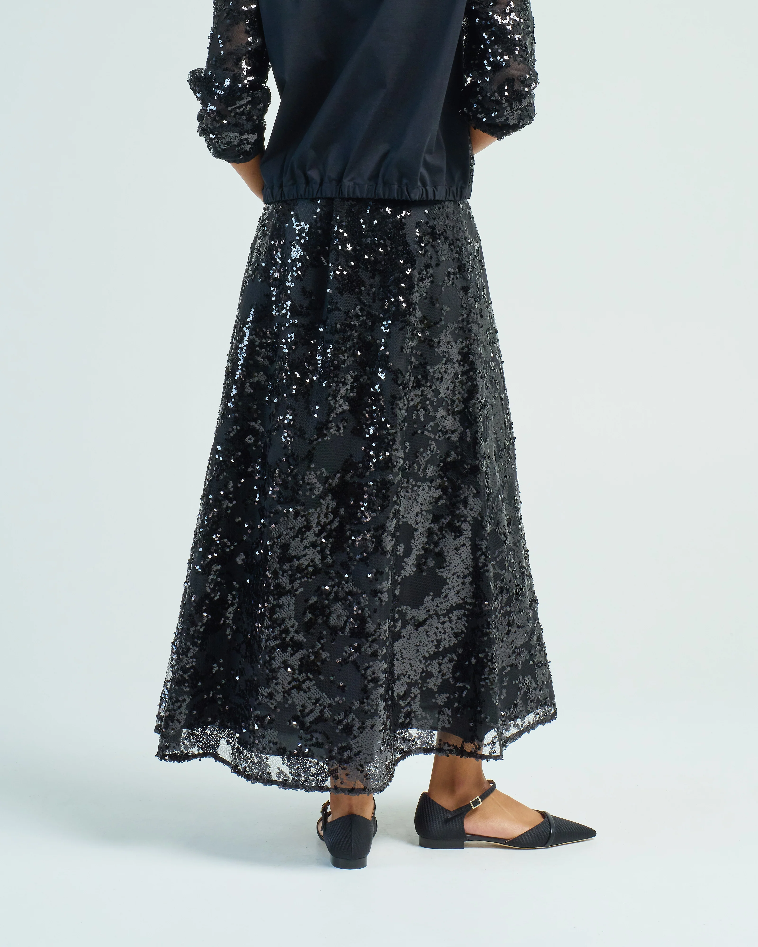 lace and sequin skirt - Image 4