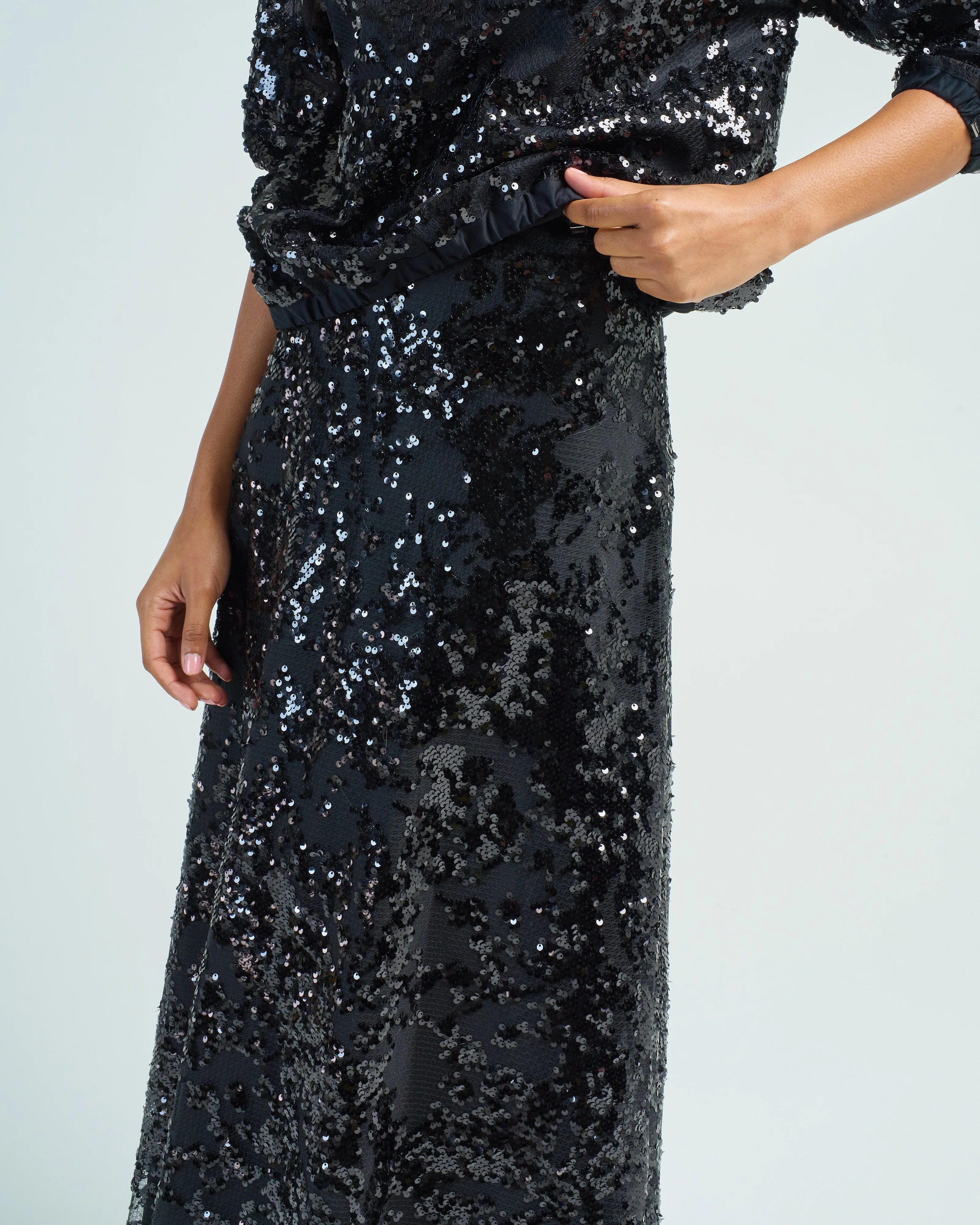 lace and sequin skirt - Image 5