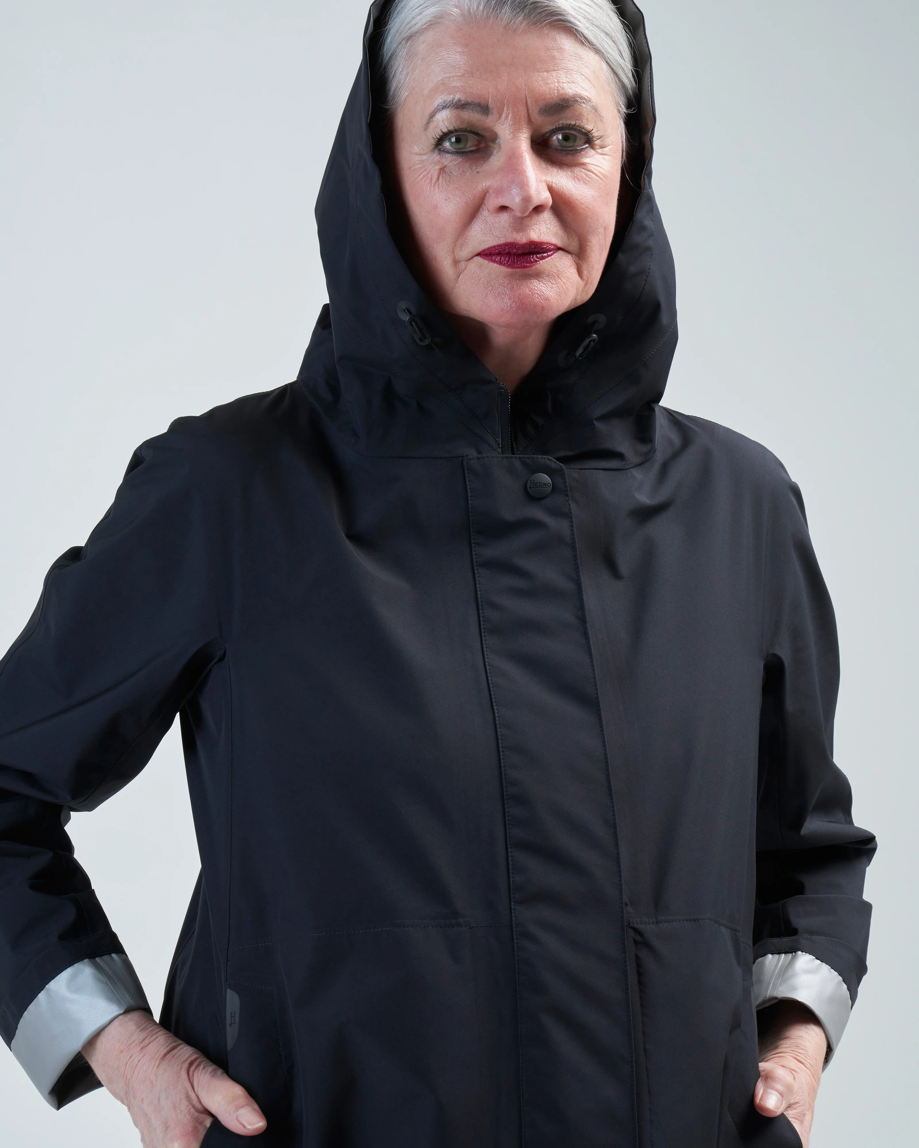 laminar-gortex hi/lo a-line waterproof jacket - Image 5