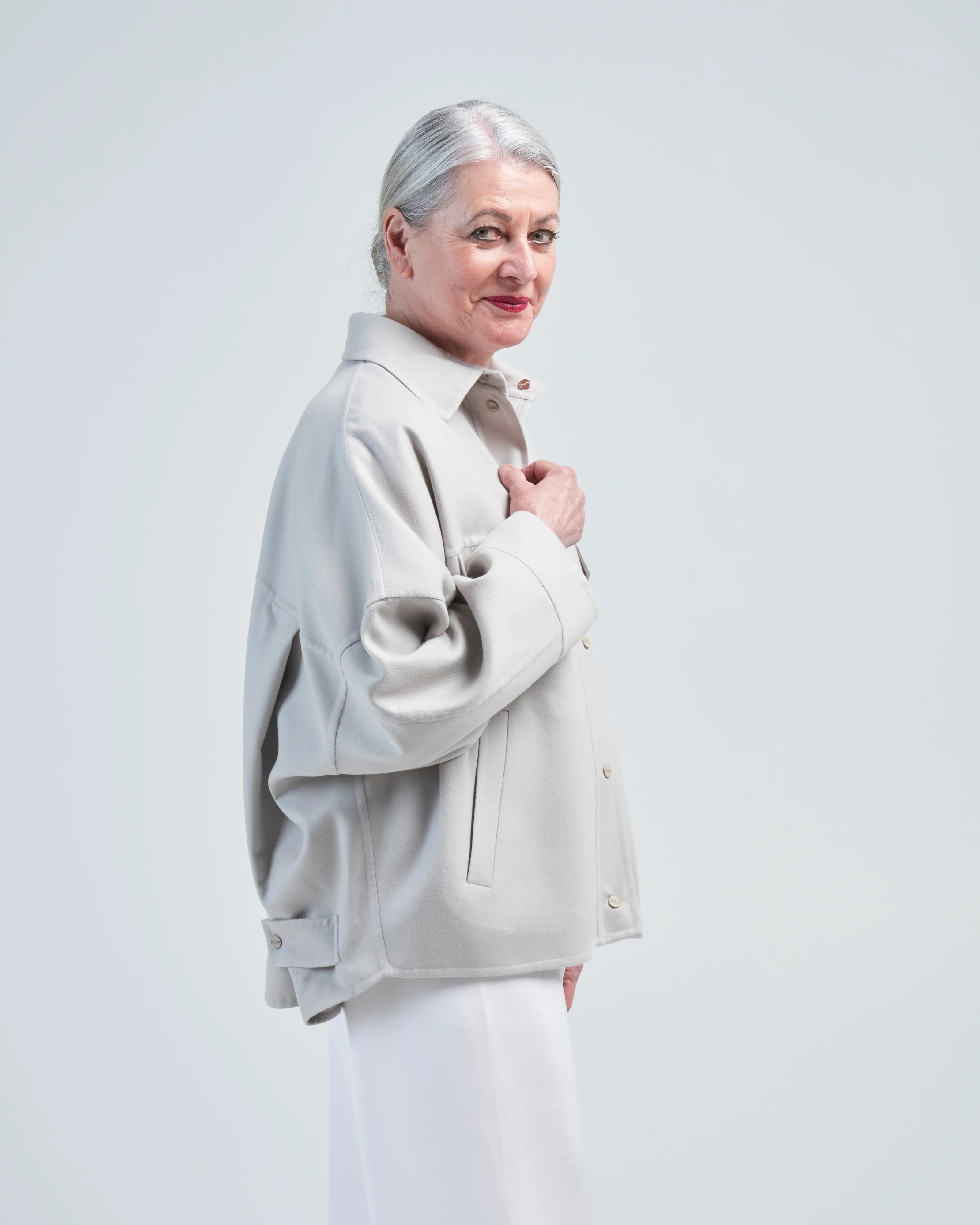 lana double-faced wool western jacket - Image 5