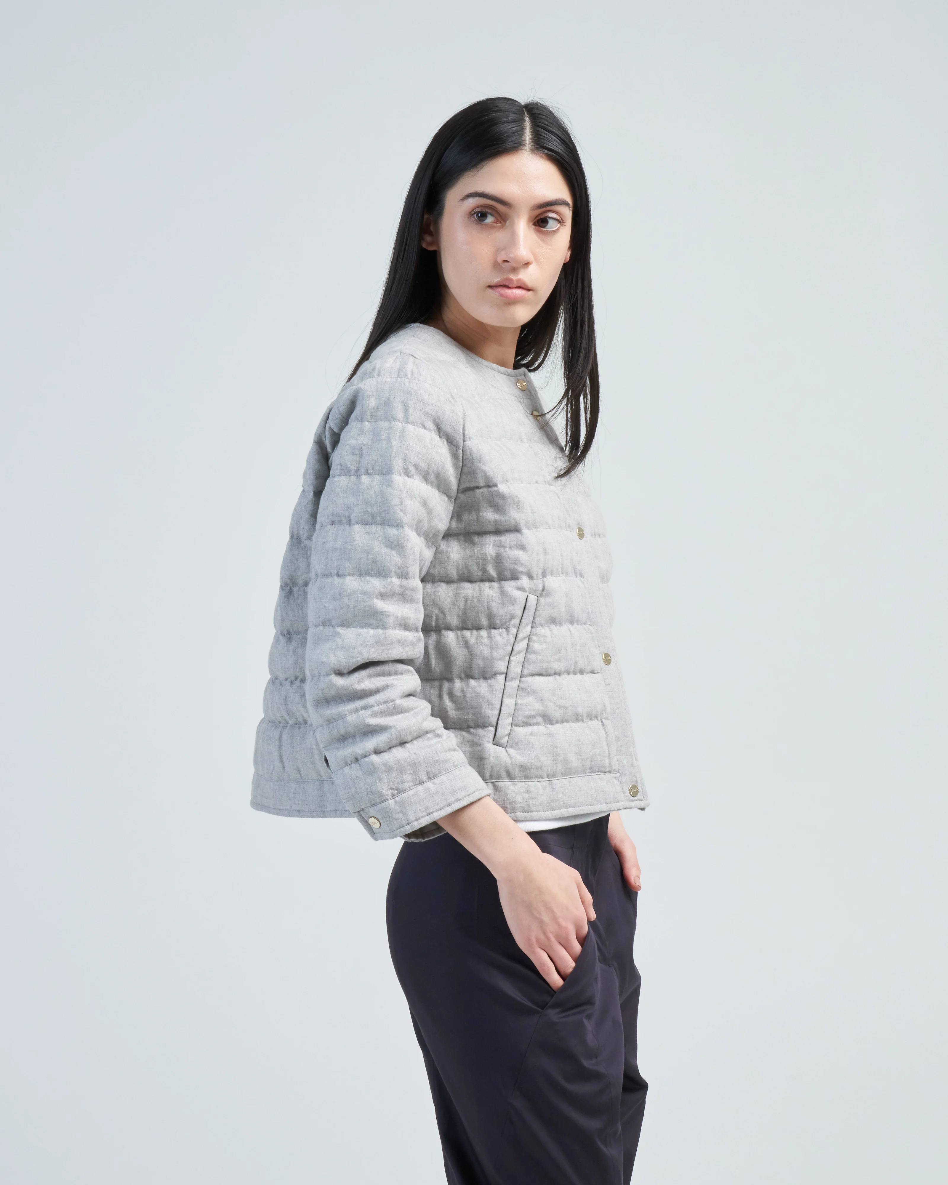 linen short jacket - Image 3