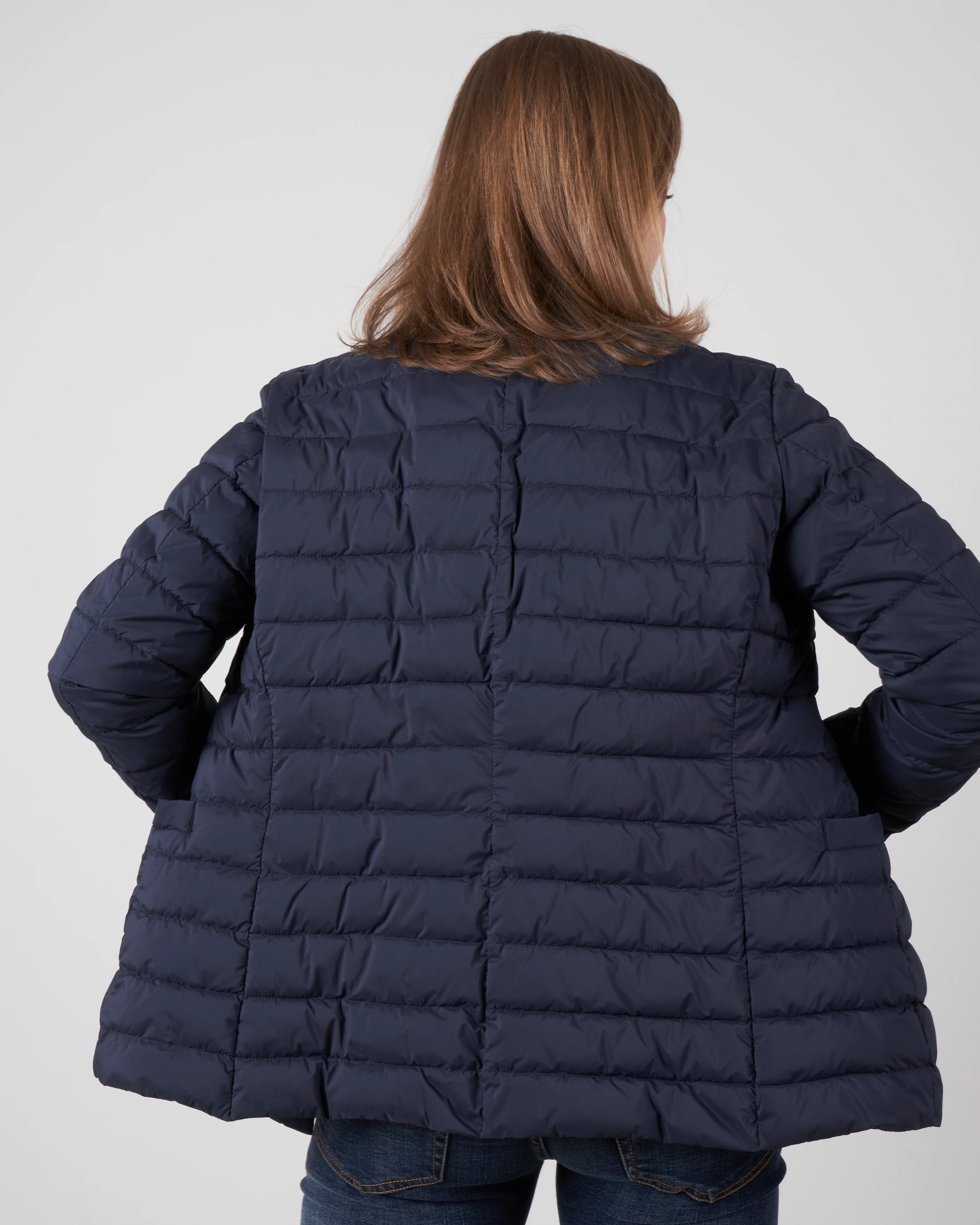 matte blazer - navy - Image 4