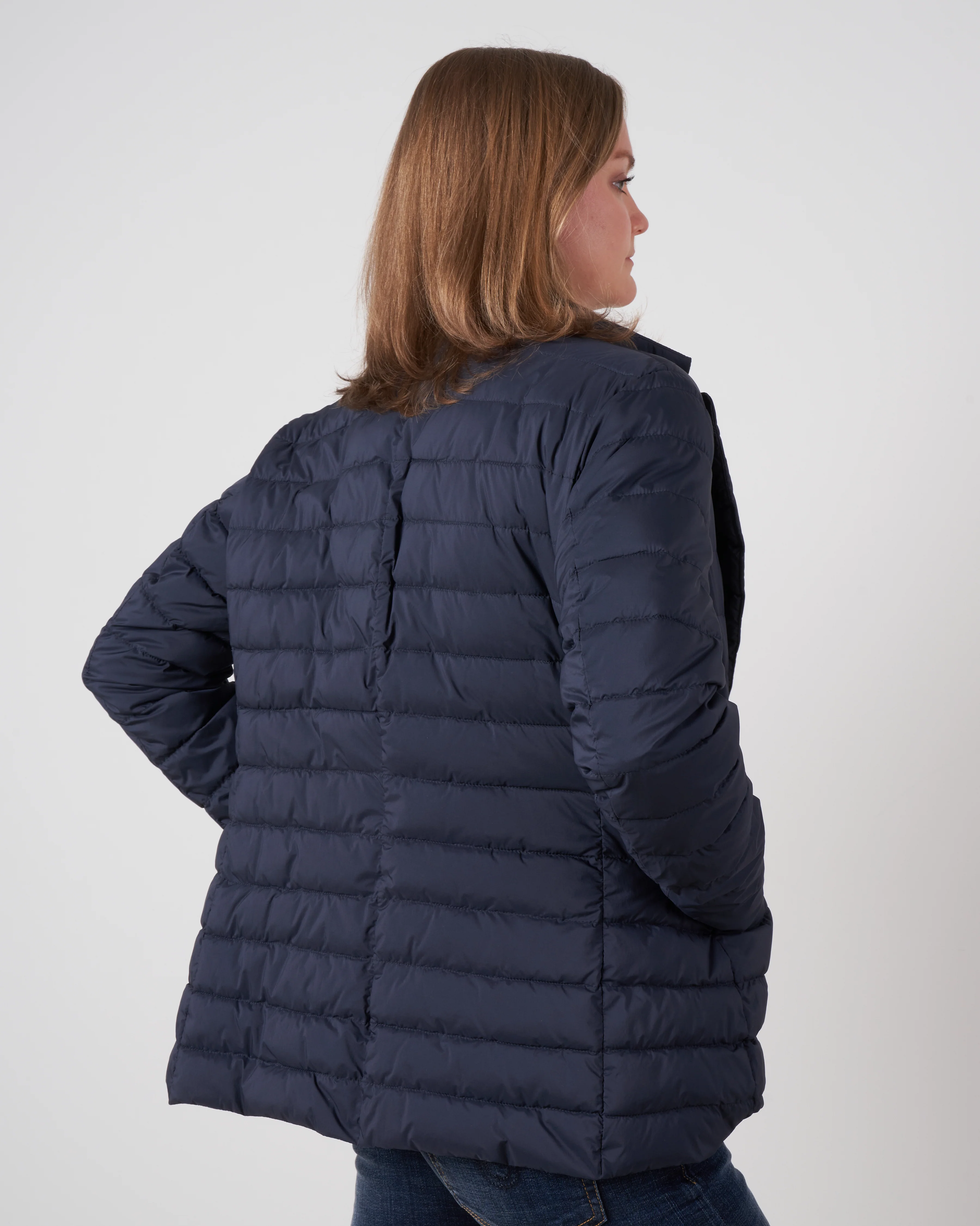 matte blazer - navy - Image 5