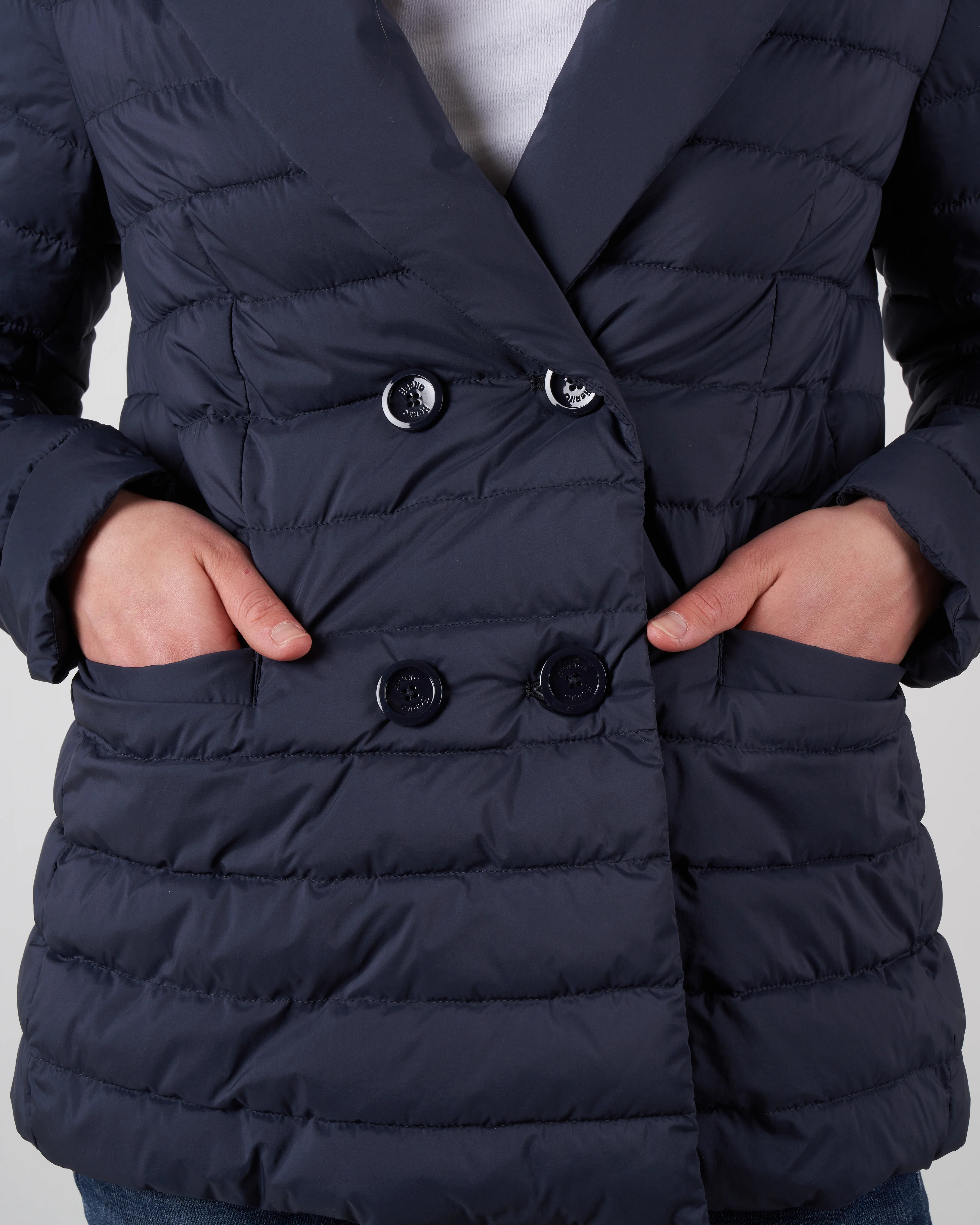 matte blazer - navy - Image 6