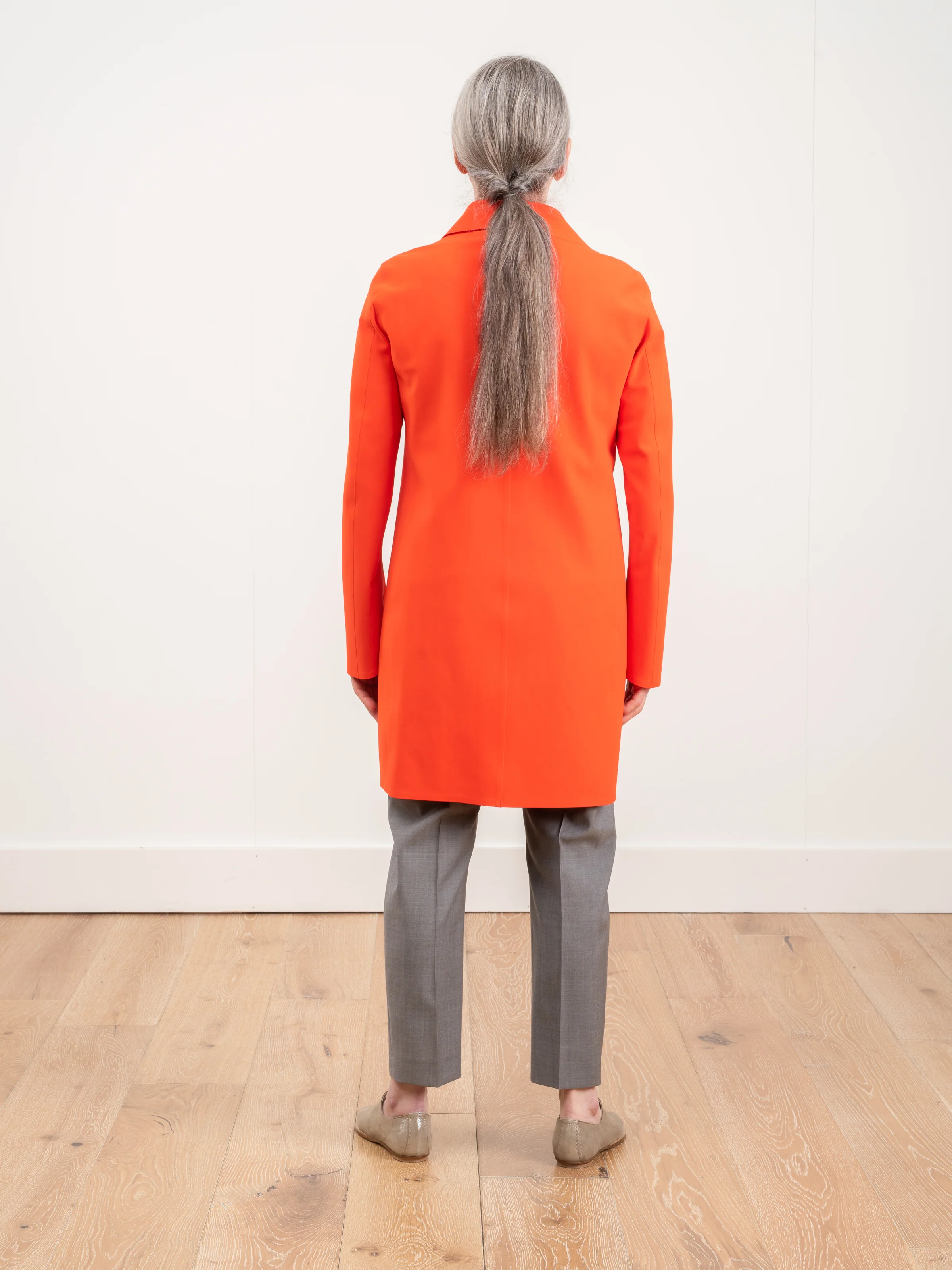 neoprene coat - orange - Image 3