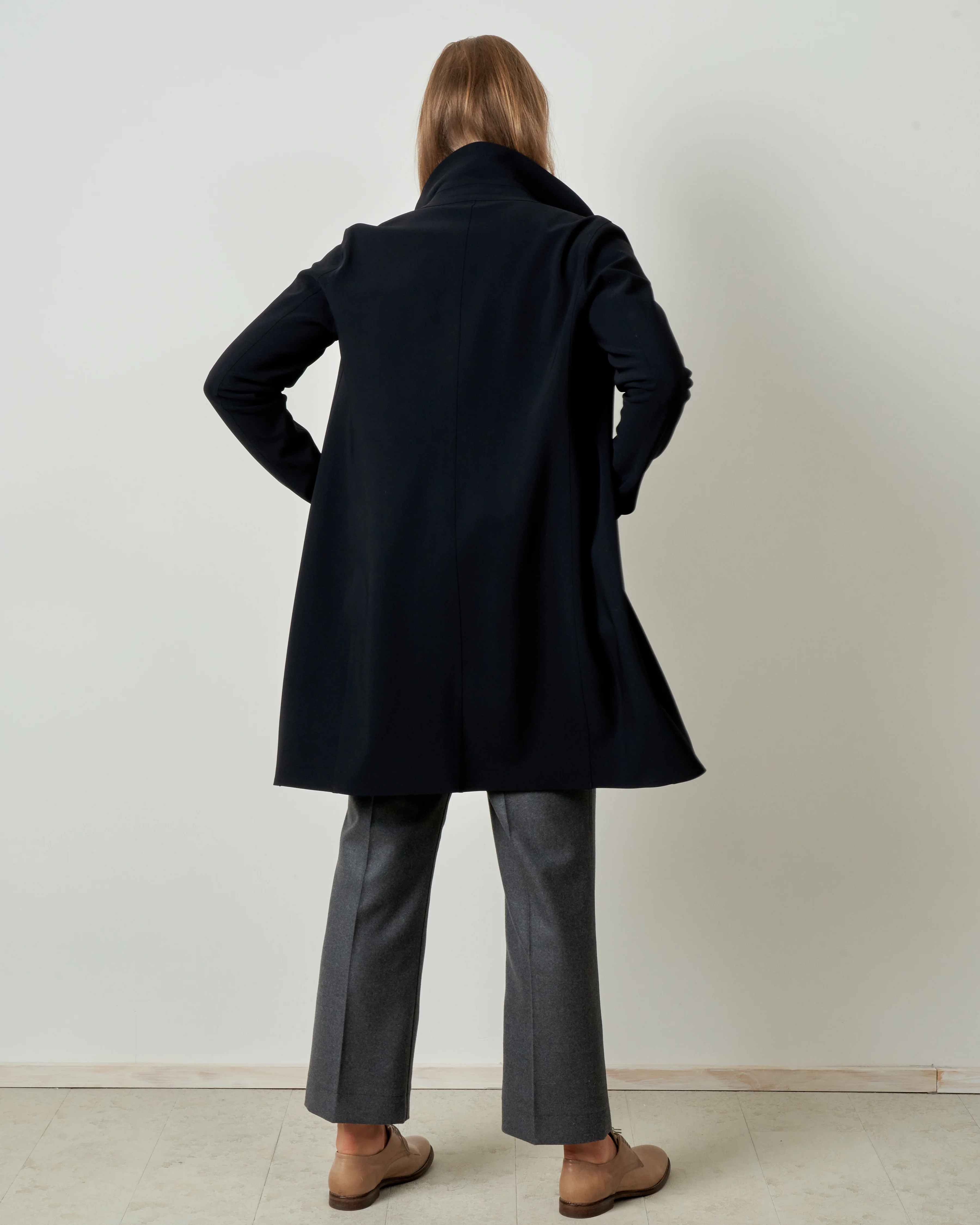 neoprene topper coat - black - Image 4