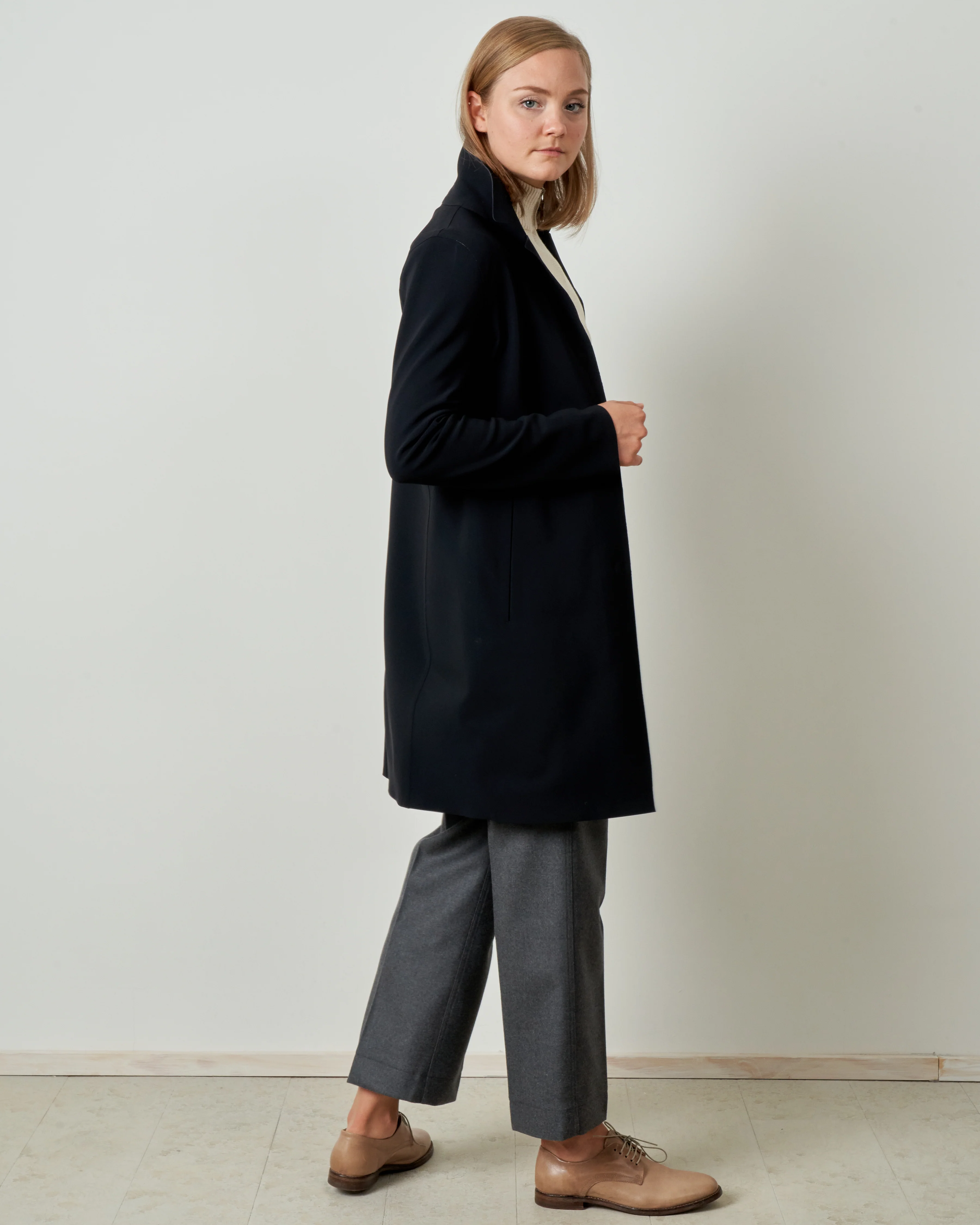 neoprene topper coat - black - Image 5