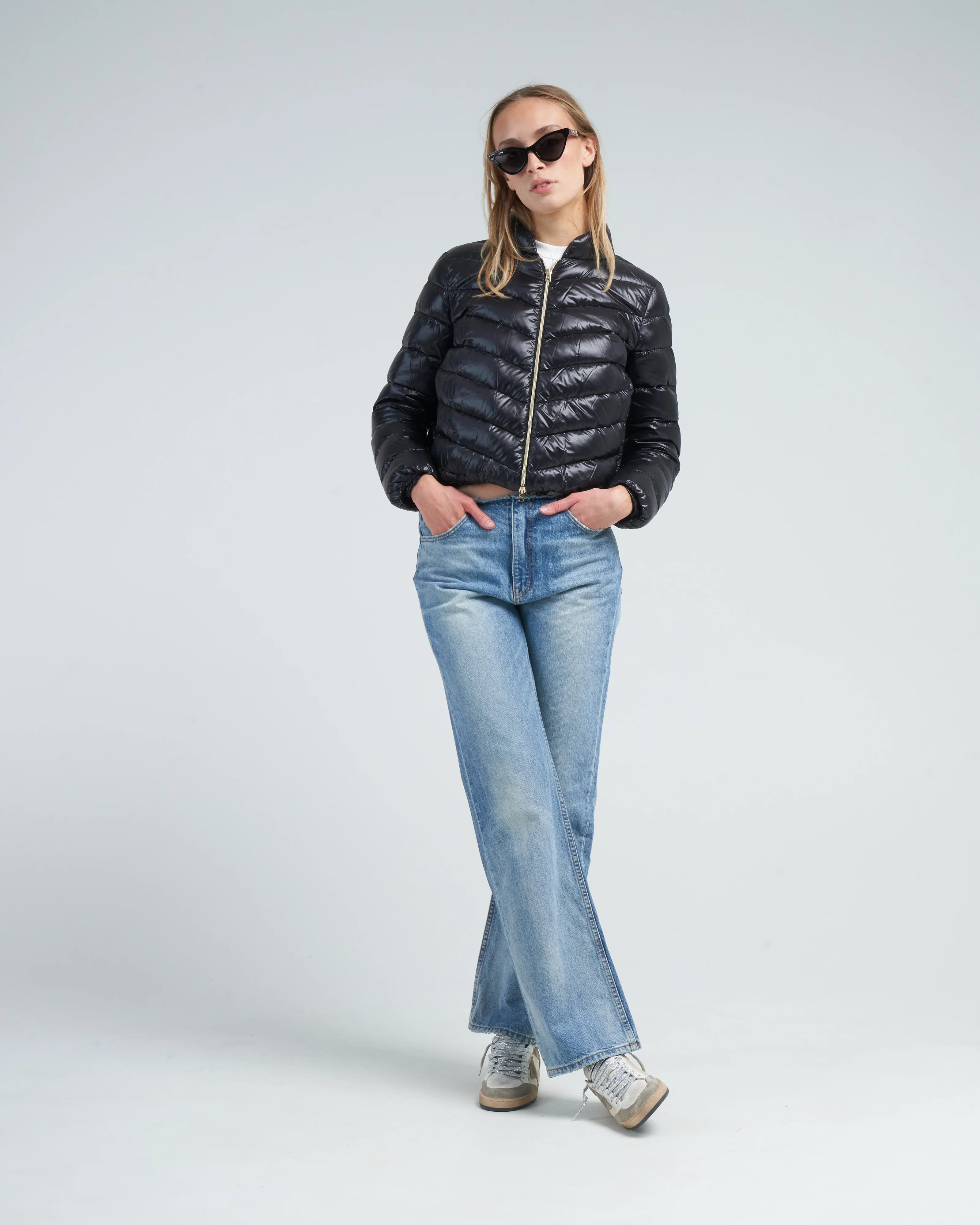 nylon ultralight chevron bomber - Image 2