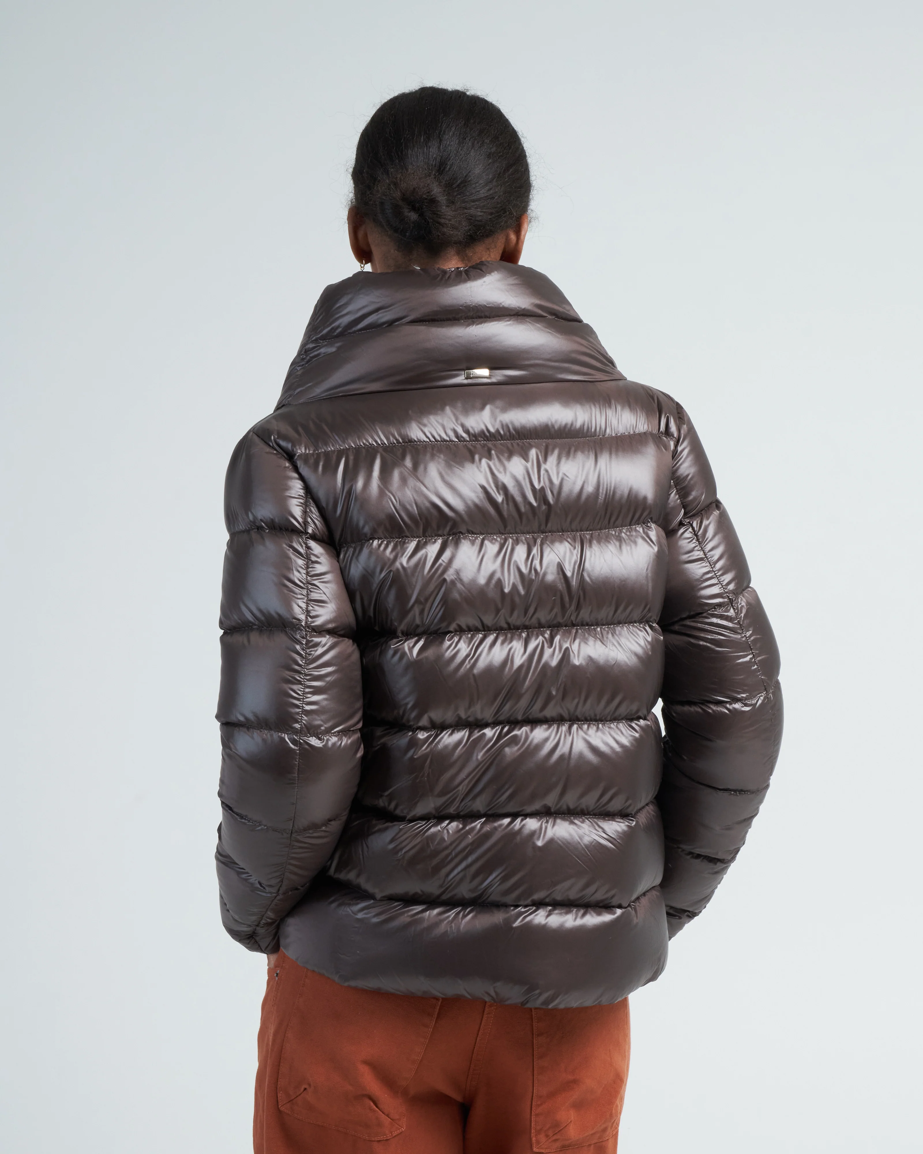 nylon ultralight jacket with side snap - Image 4
