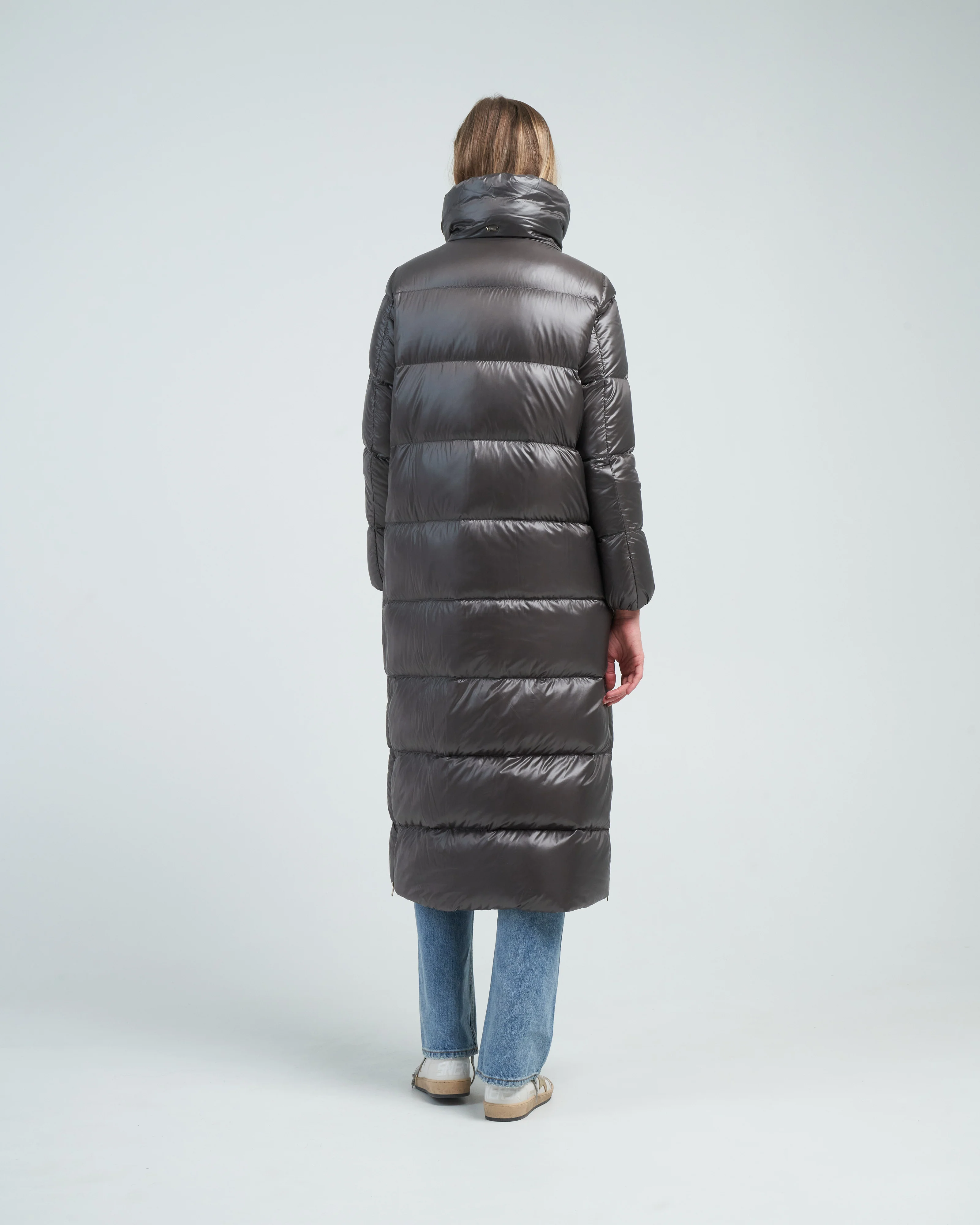 nylon ultralight maxi coat - Image 4