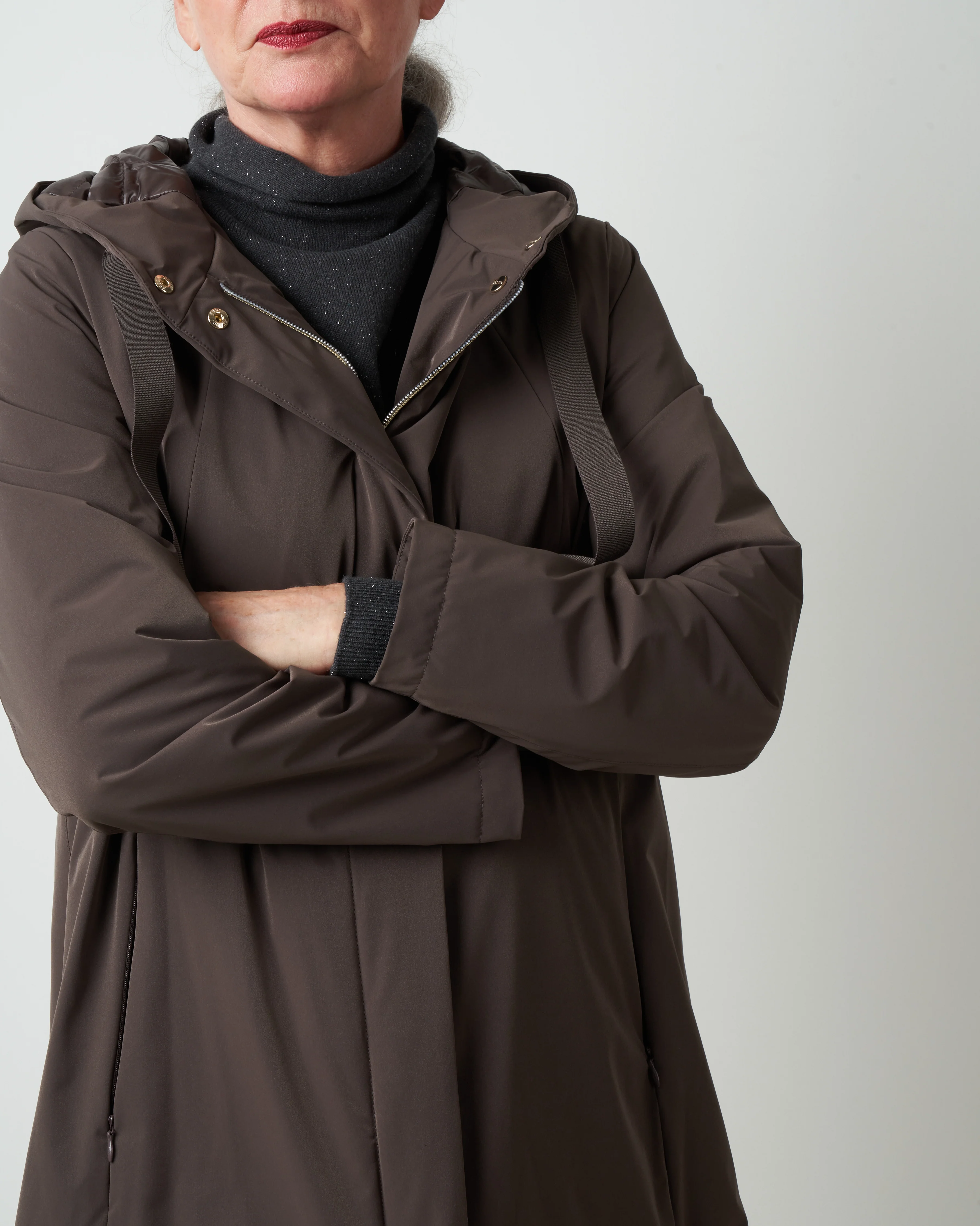 travel coat - chocolate - Image 4