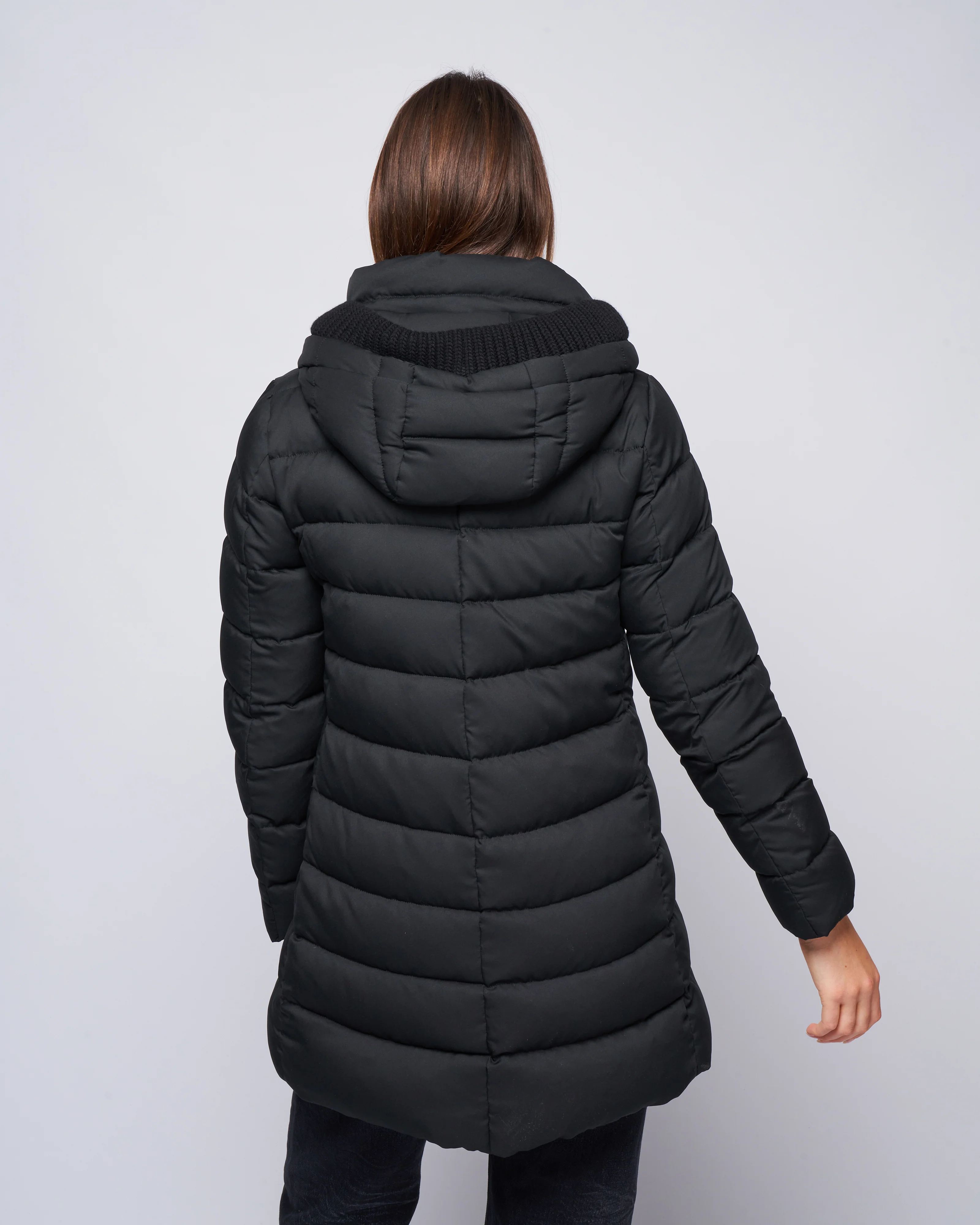 poly a-line hi-lo - nero - Image 4