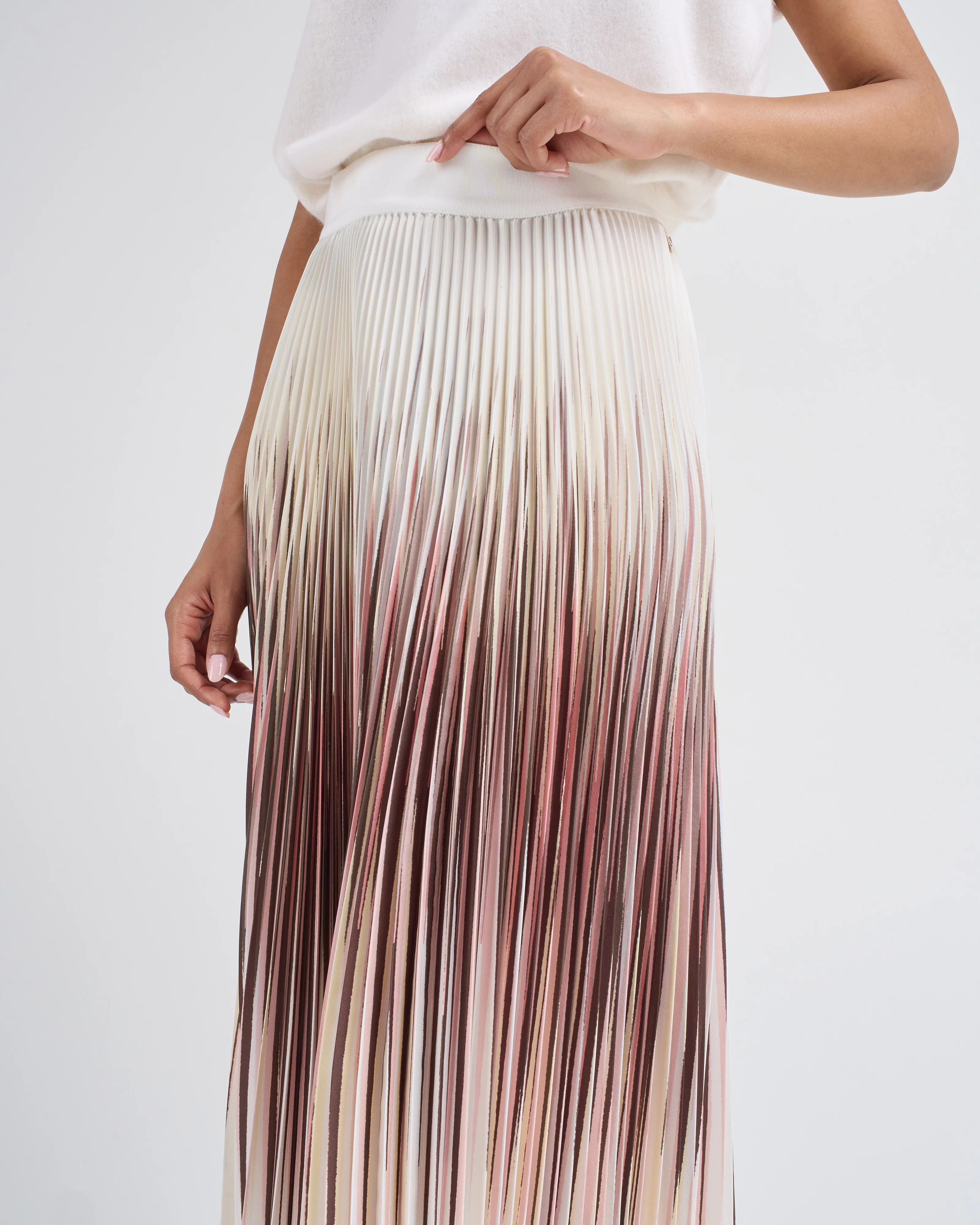 printed pleated skirt - Image 5