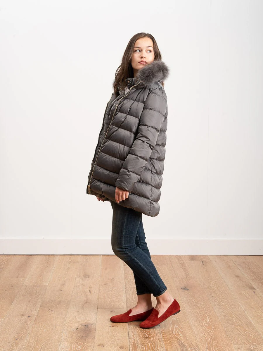 hi lo windguard & fur coat - Image 2