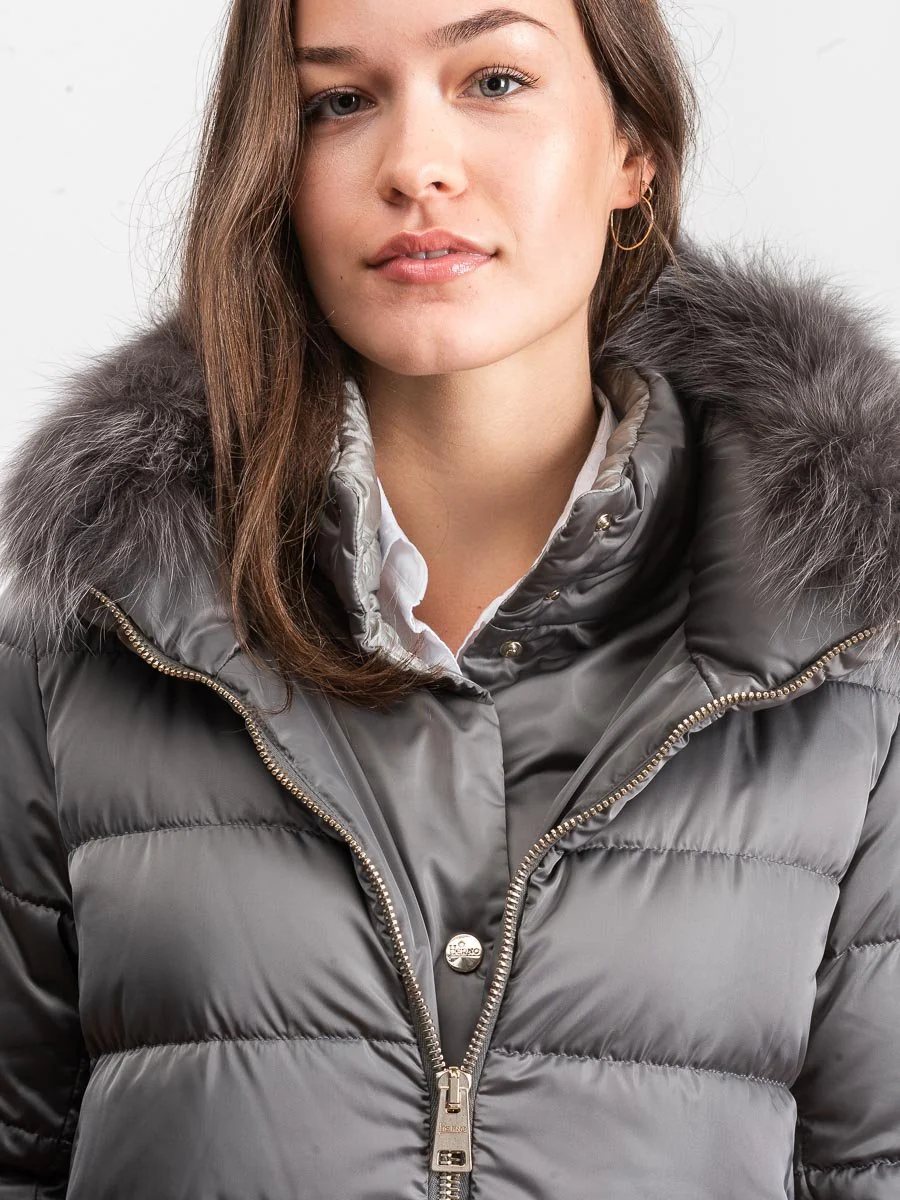 hi lo windguard & fur coat - Image 4