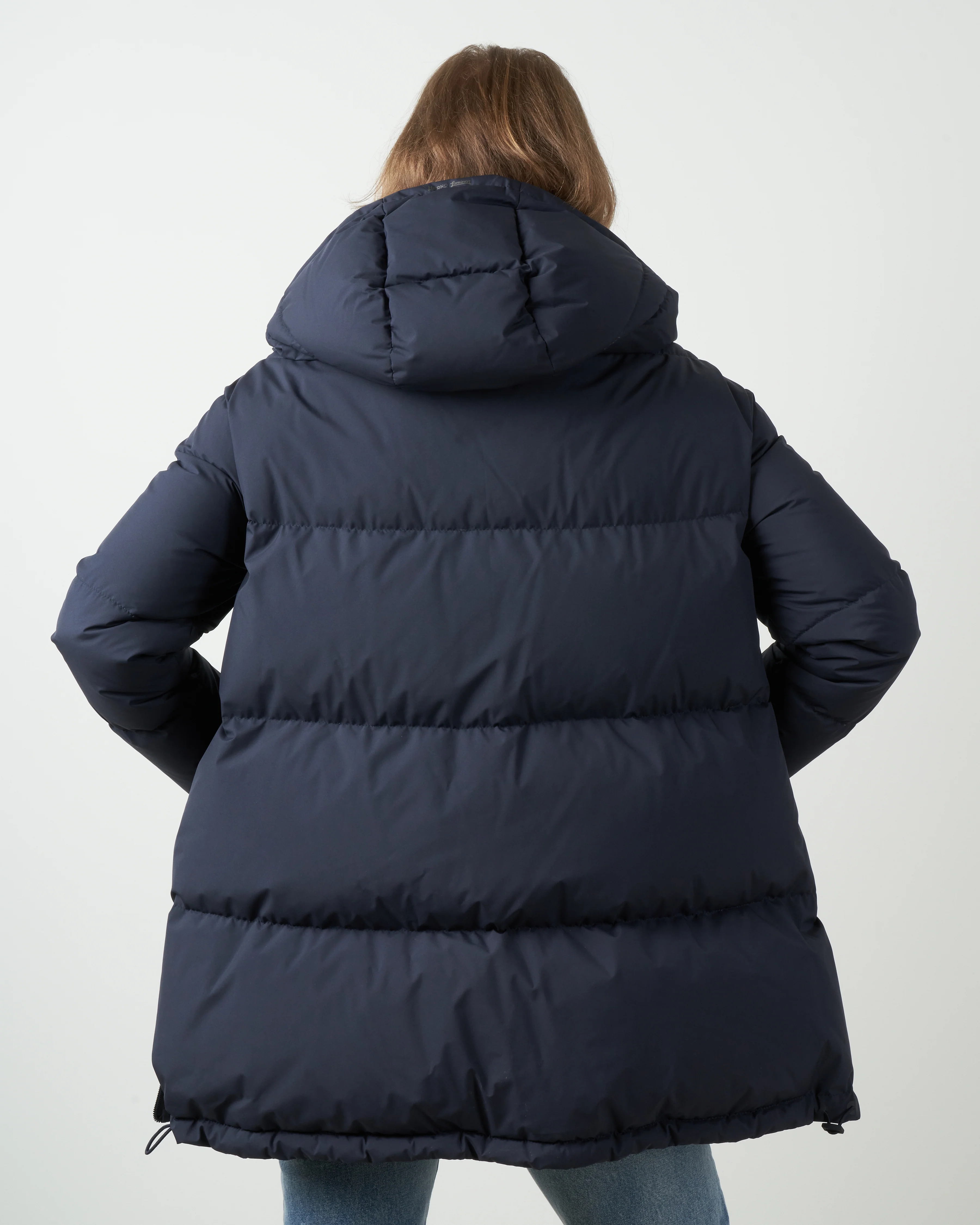 two-layer laminar puffer coat - blue - Image 3