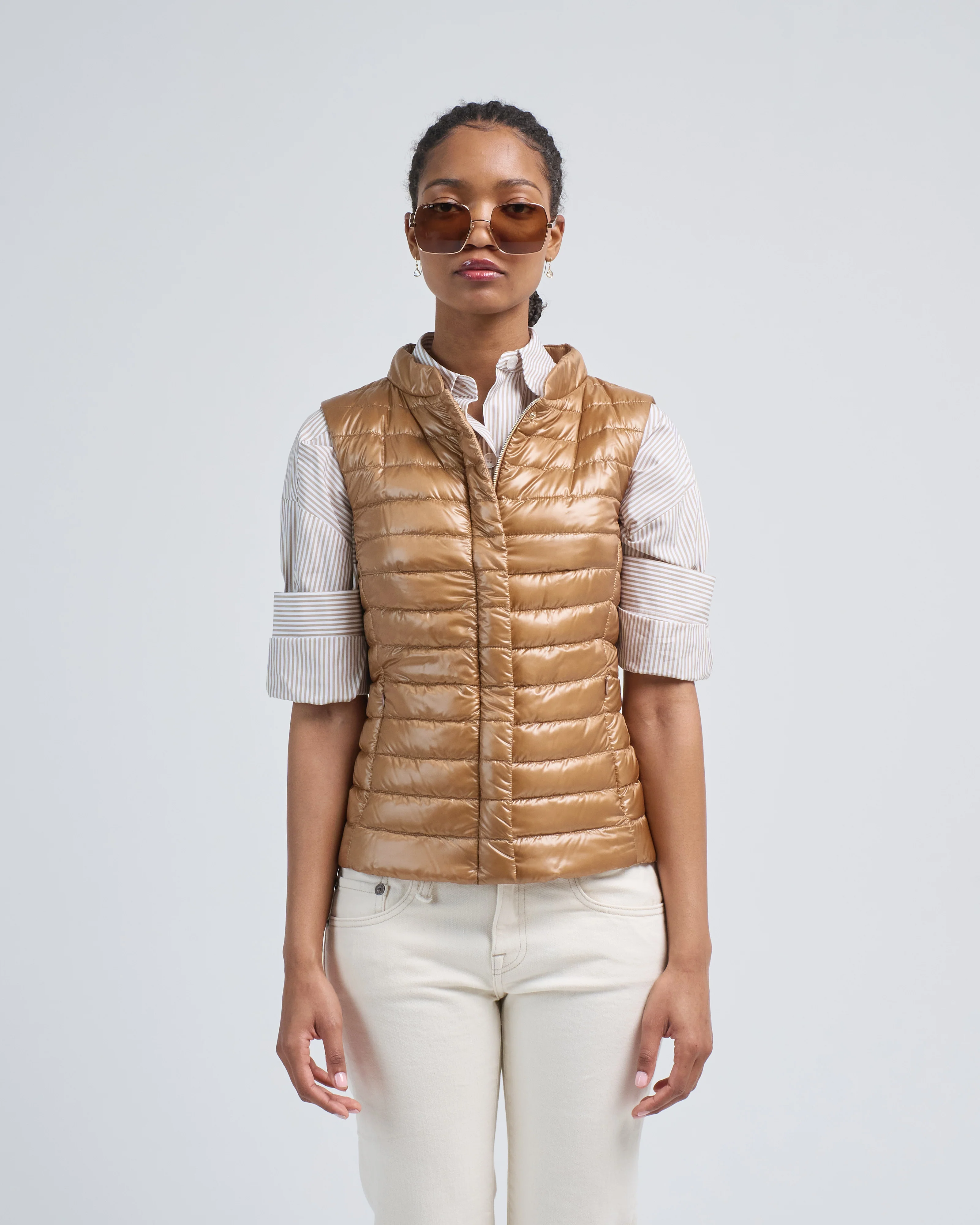vera classic nylon fitted vest - Image 3