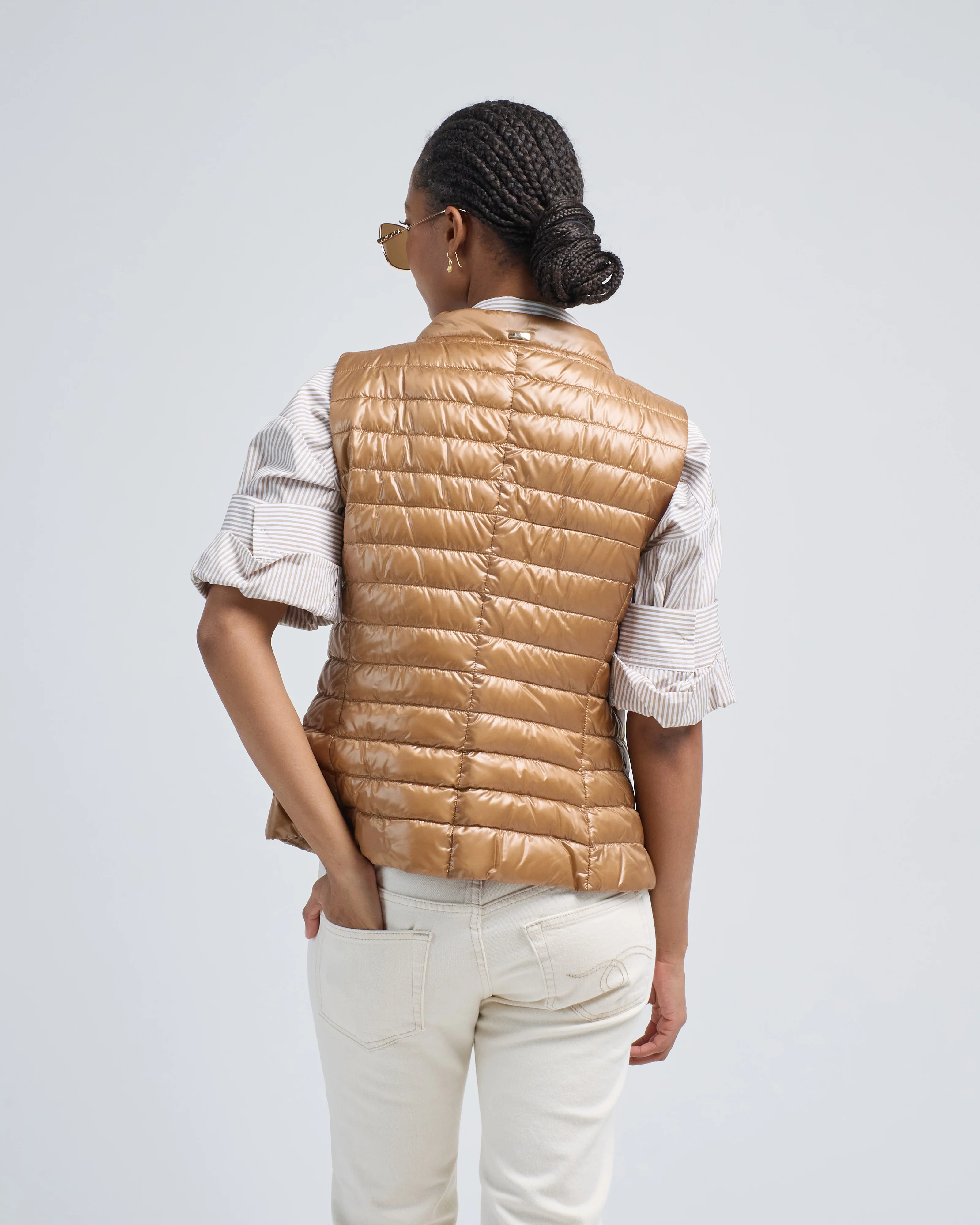 vera classic nylon fitted vest - Image 4