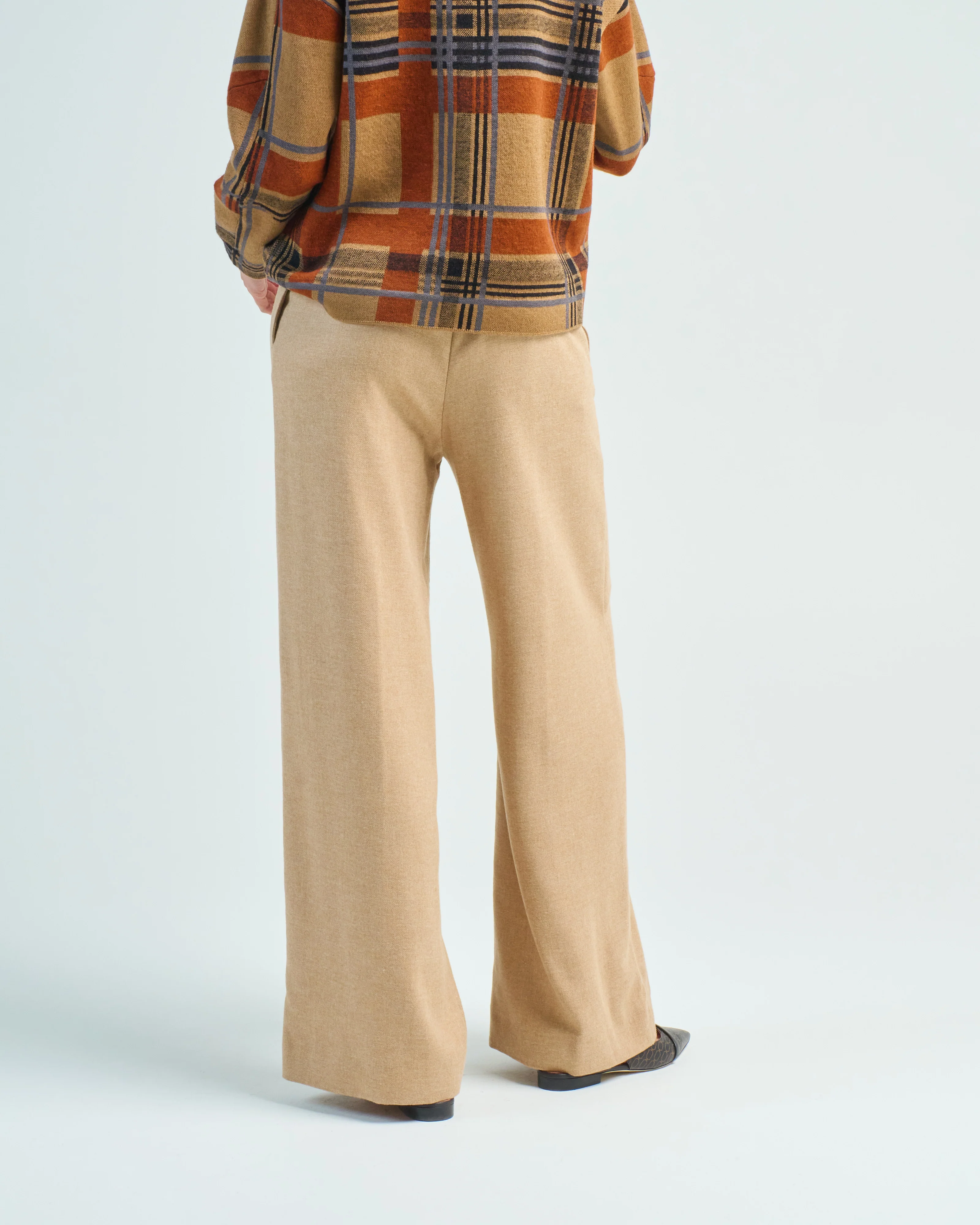 wool blend twill pants - Image 4