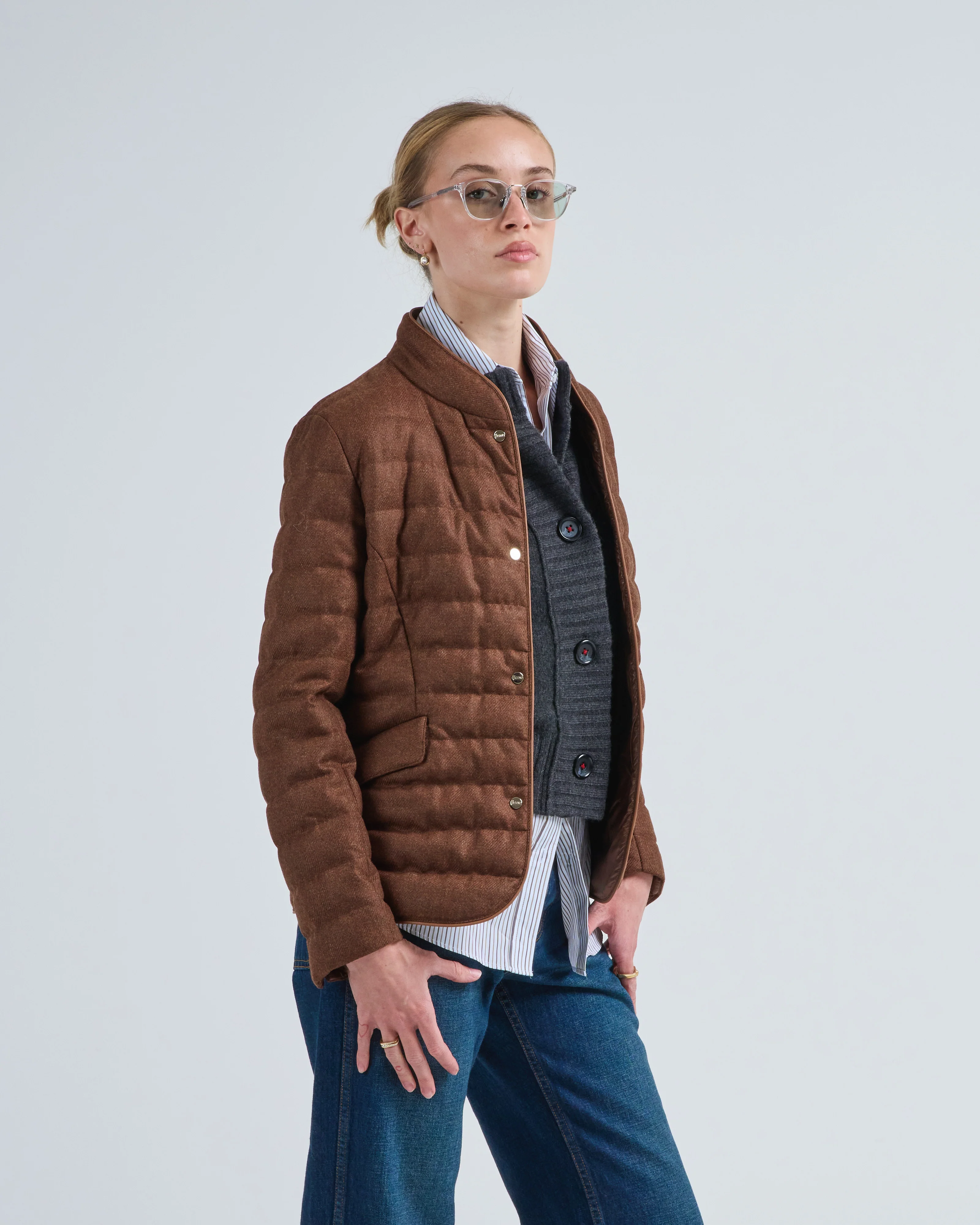 wool tweed blazer - Image 4