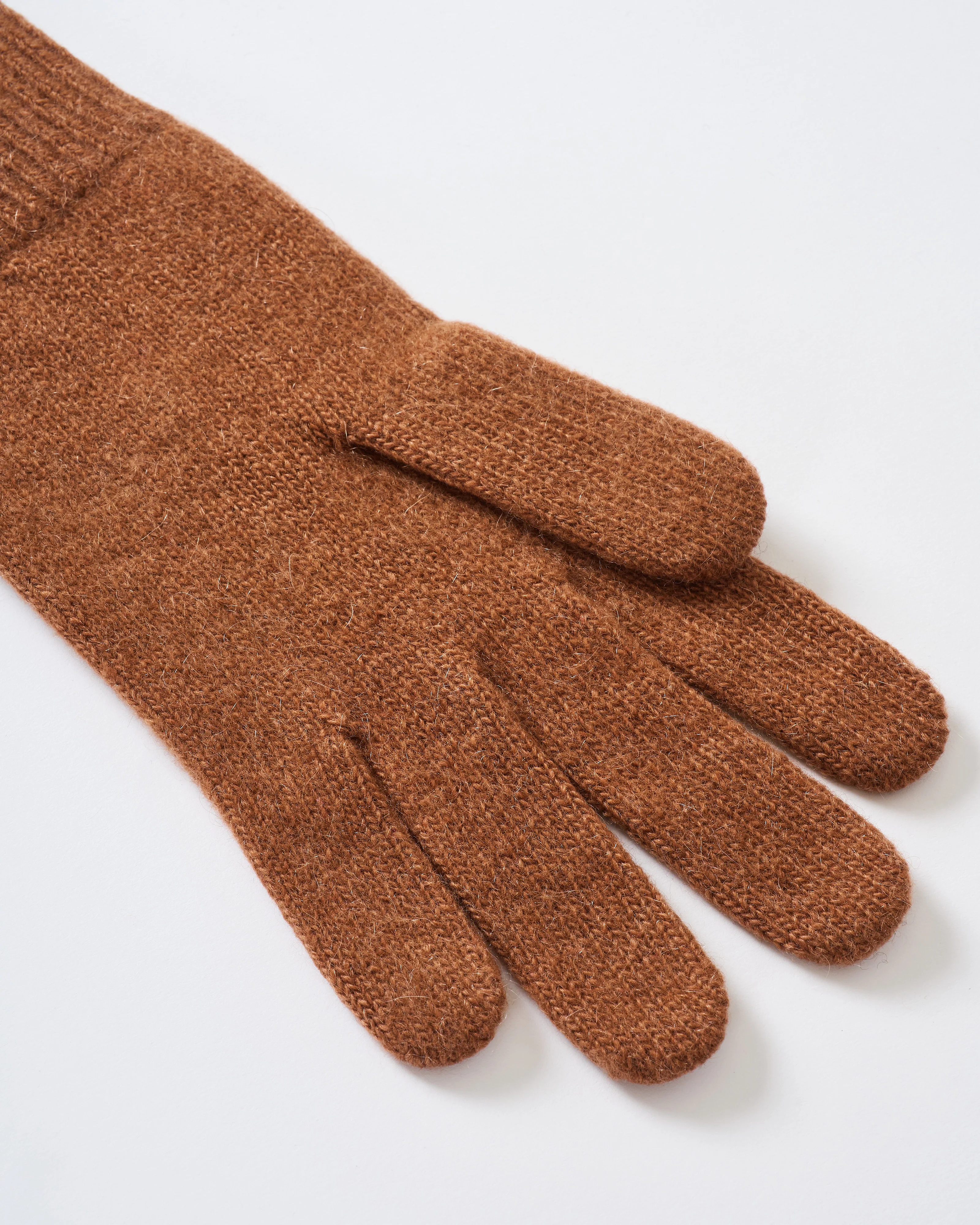 5 finger long cuff cashmere - Image 2