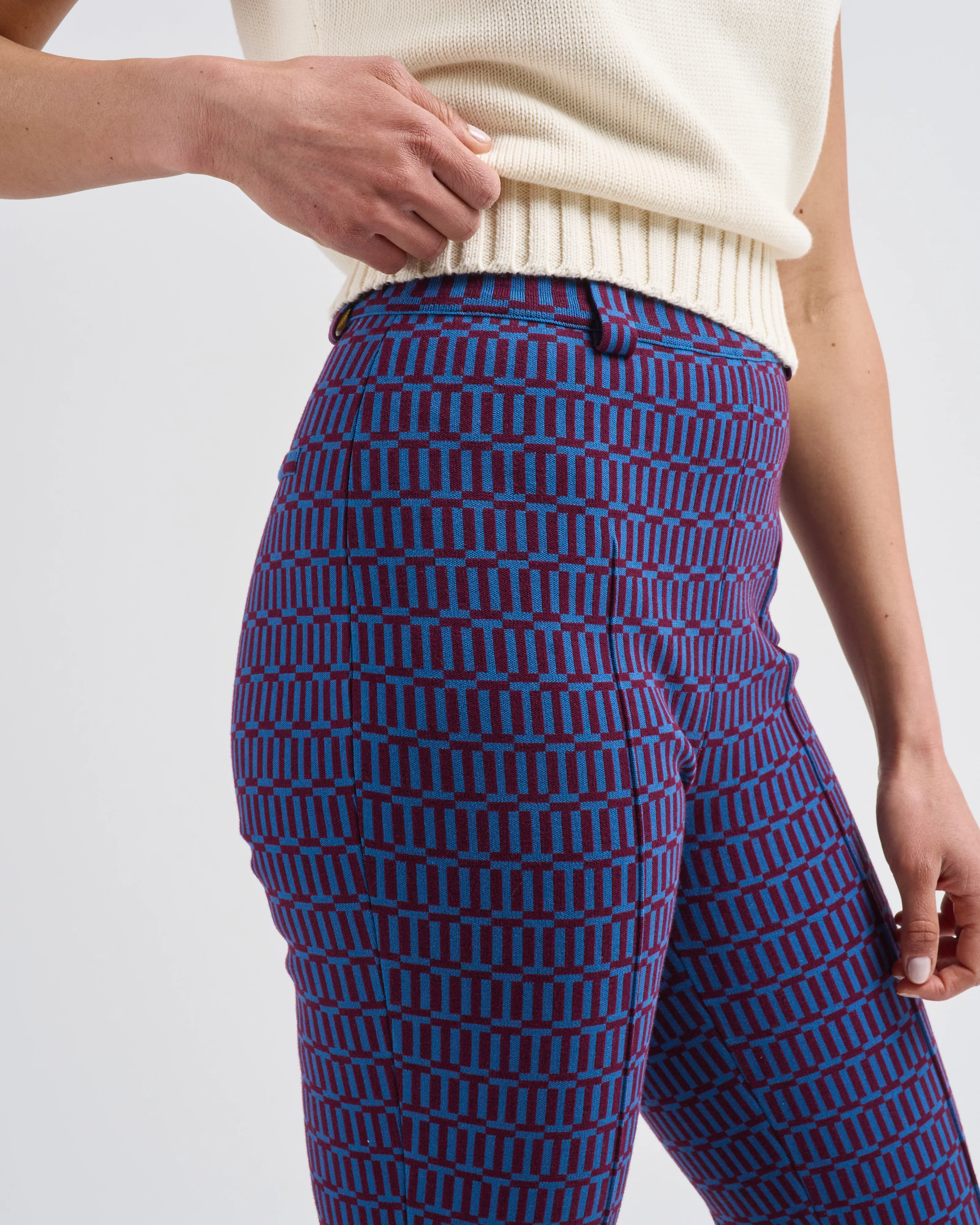 geo jacquard charlie pant - Image 3