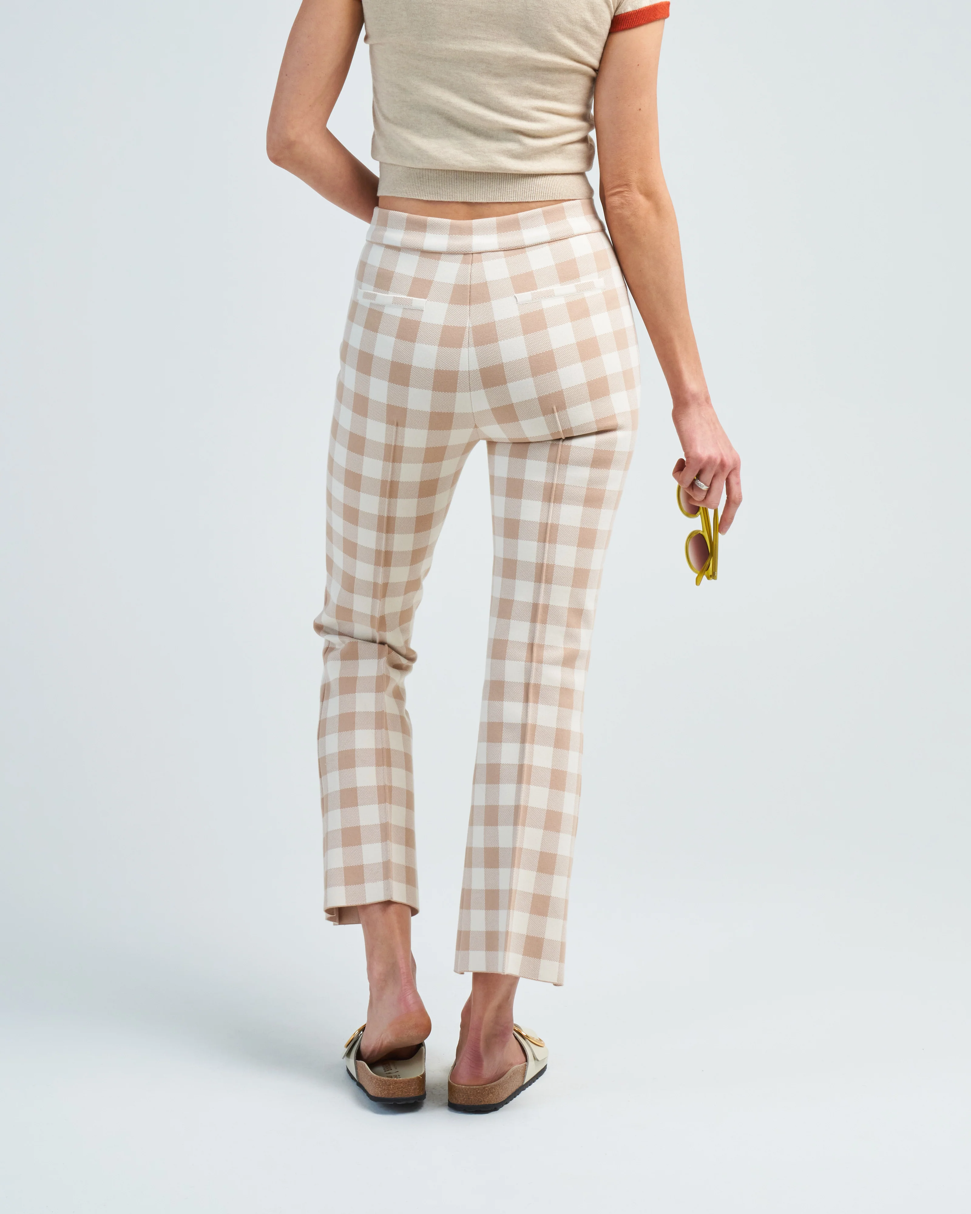 gingham kick pant - Image 4