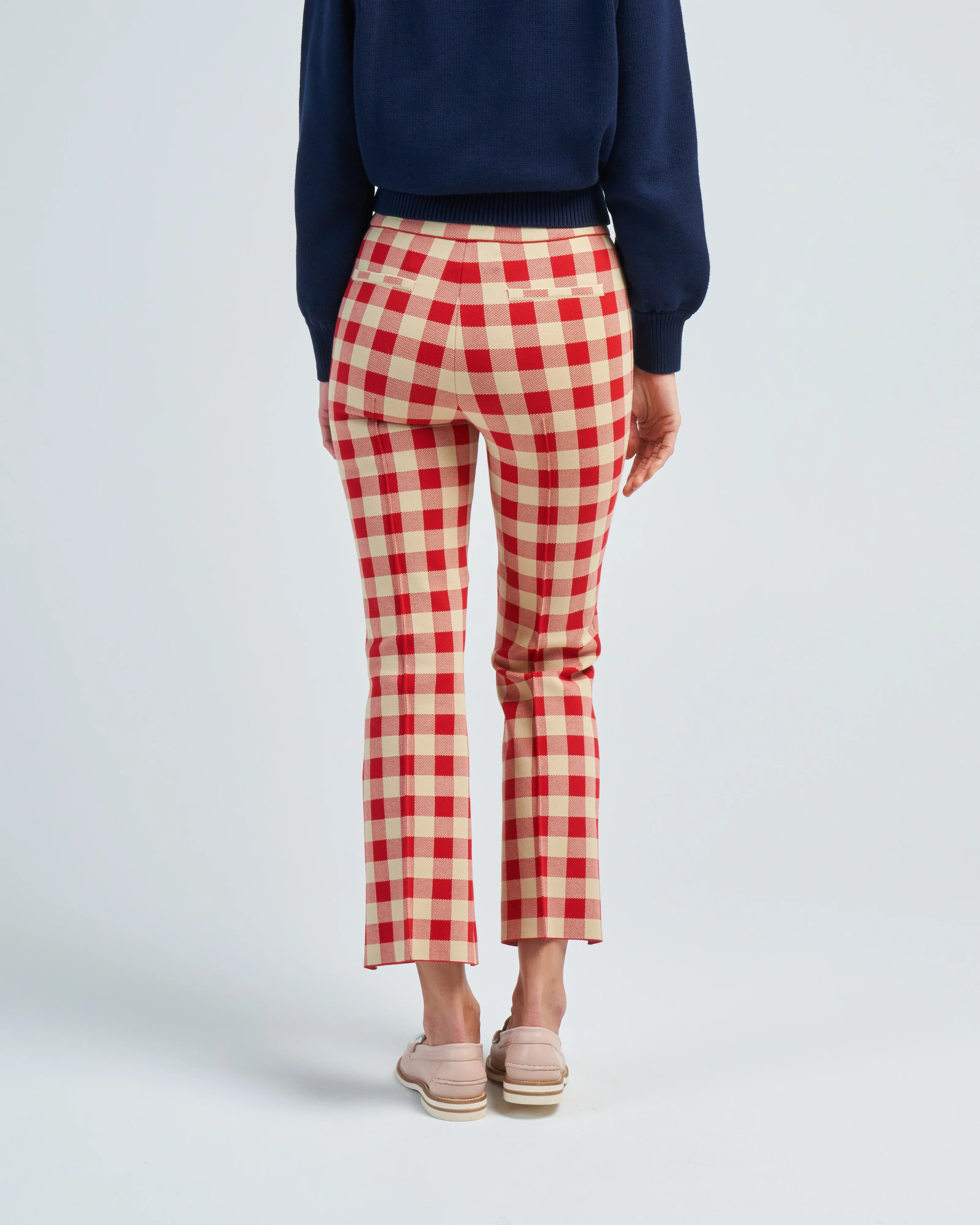gingham kick pant - Image 4