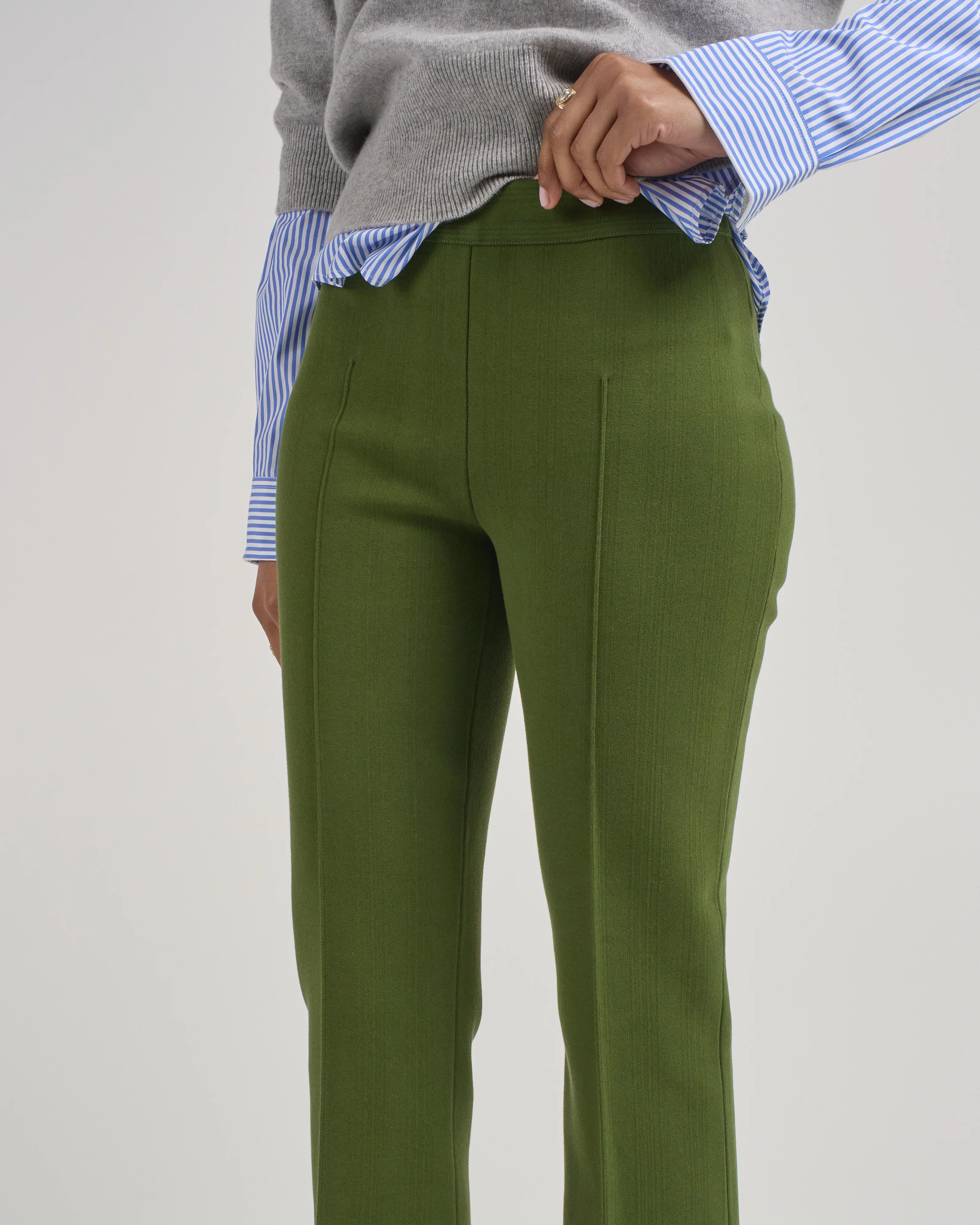tonal stripe kick pant - Image 3