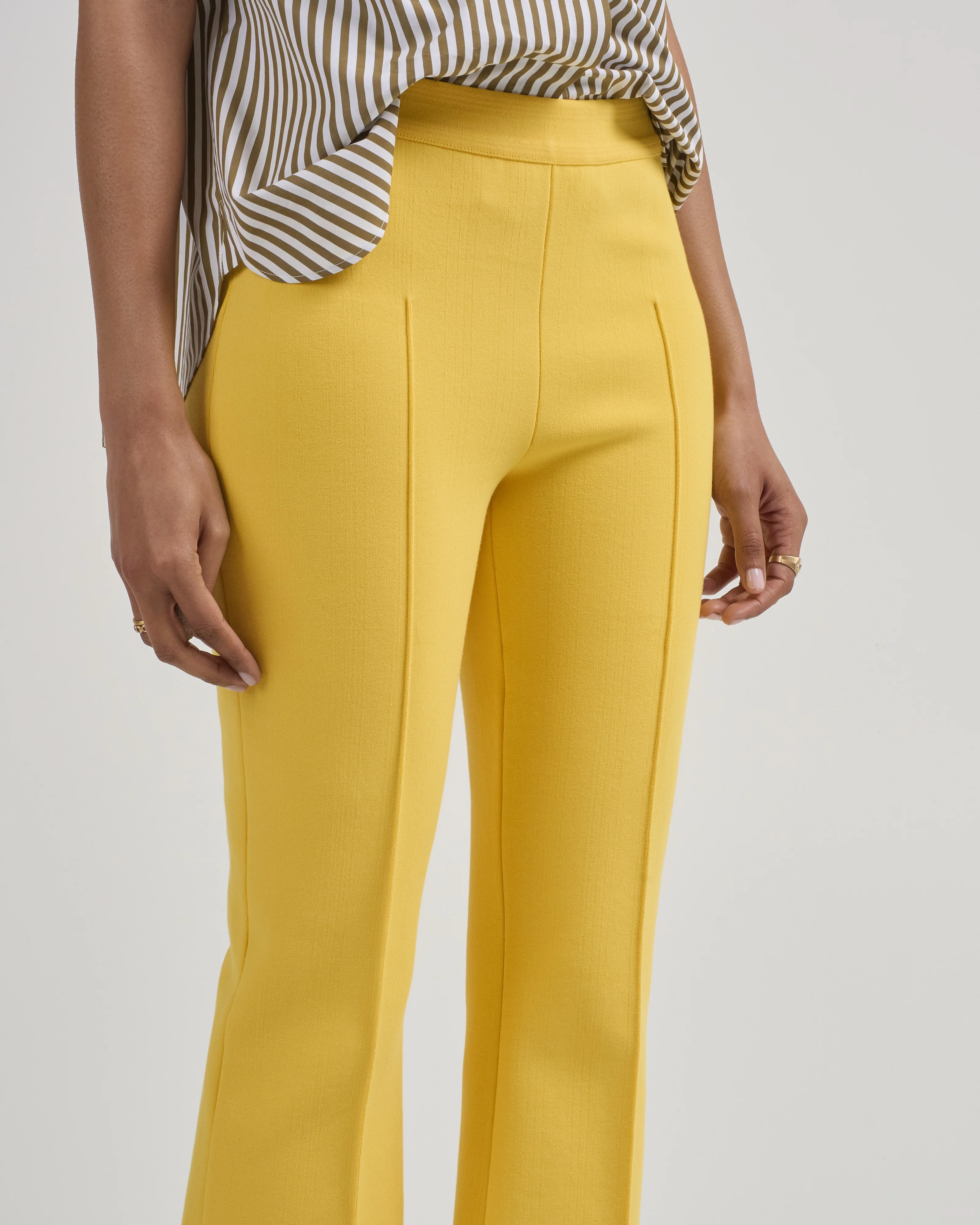 tonal stripe kick pant - Image 5