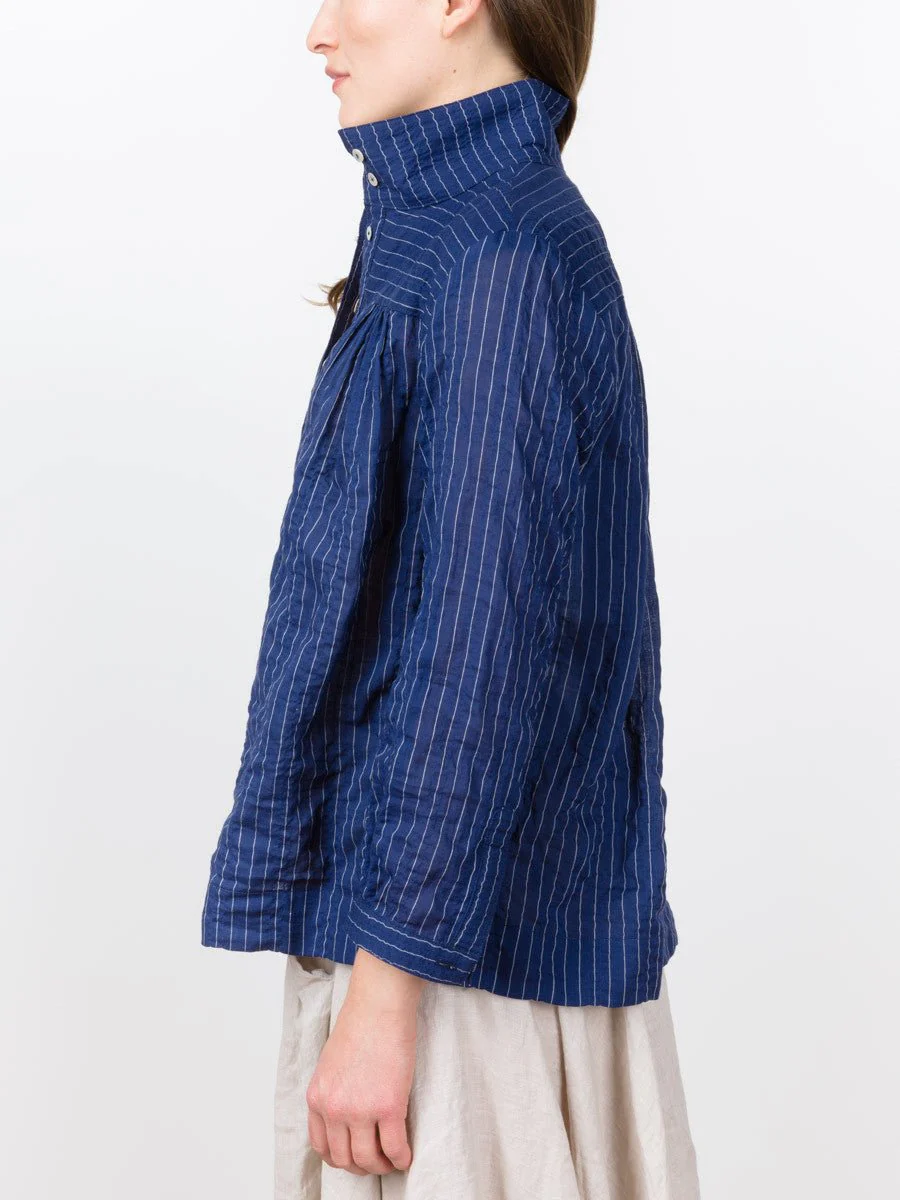 high collar blouse - Image 3