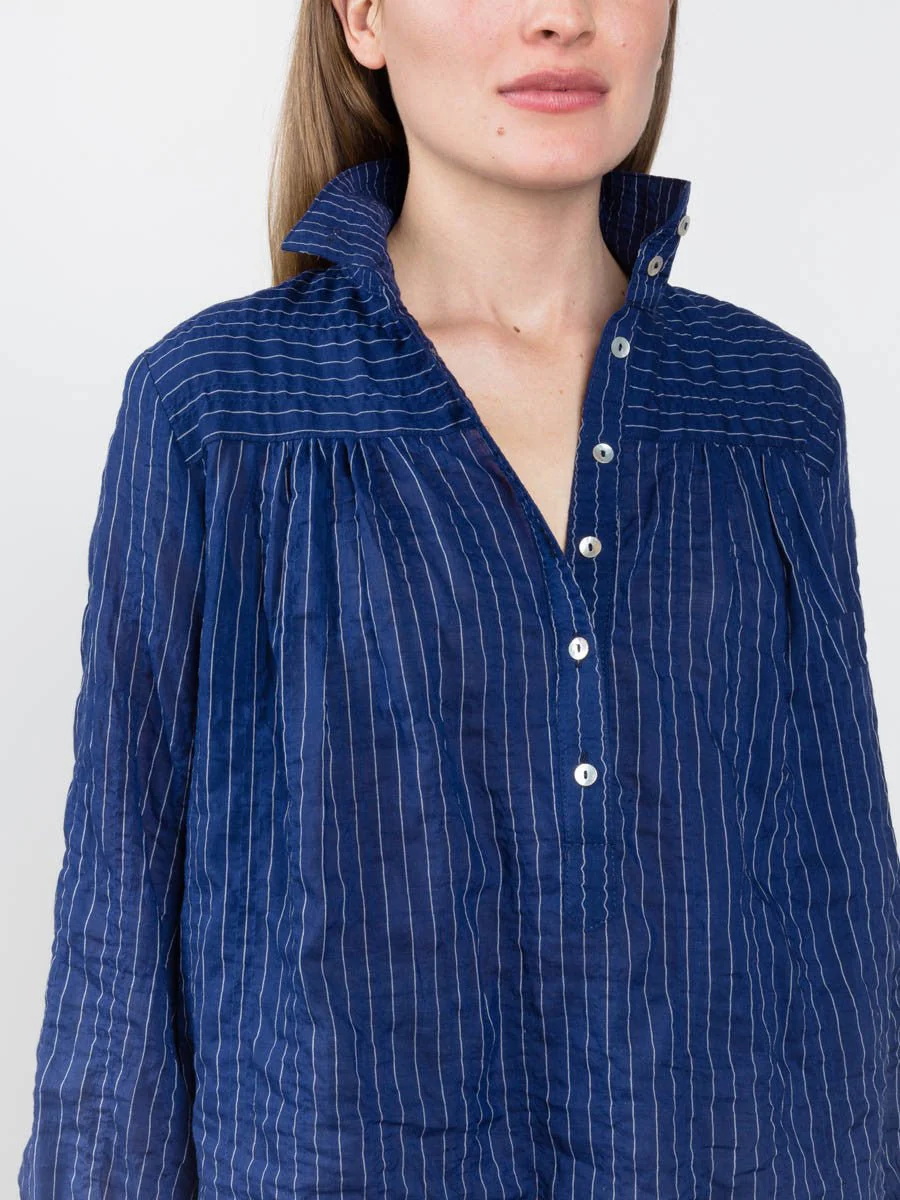 high collar blouse - Image 5