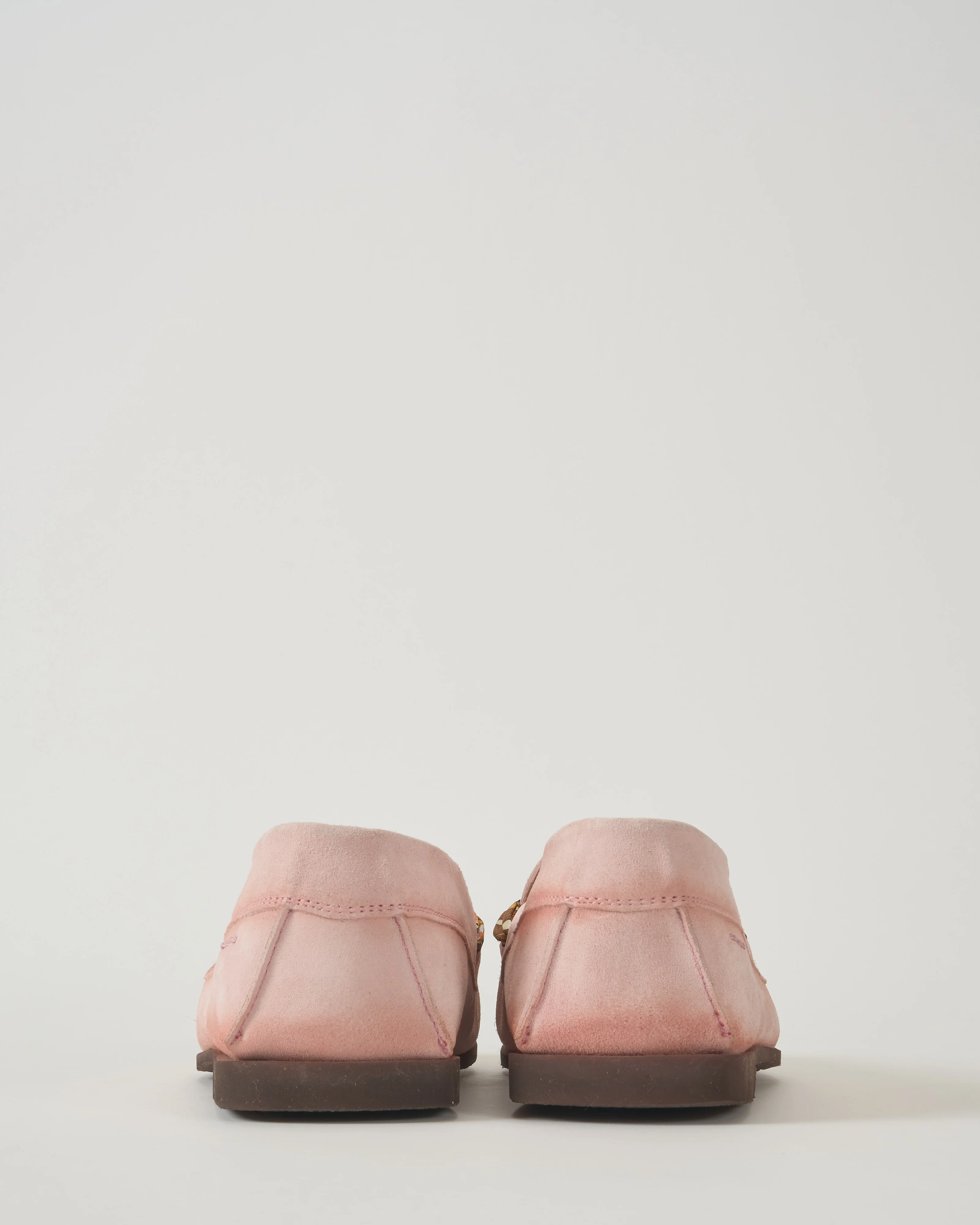 moccasin with vintage silk tie - Image 3