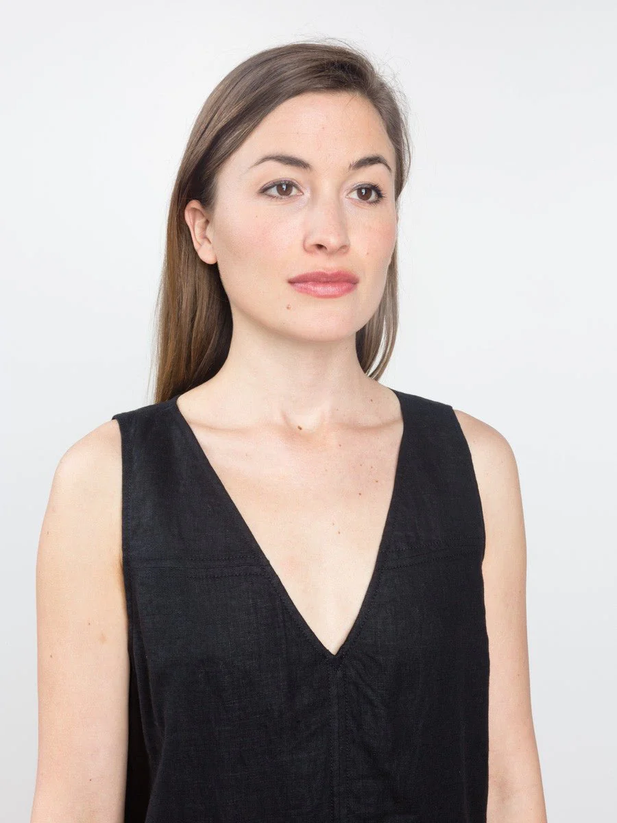 vest dress - black - Image 3
