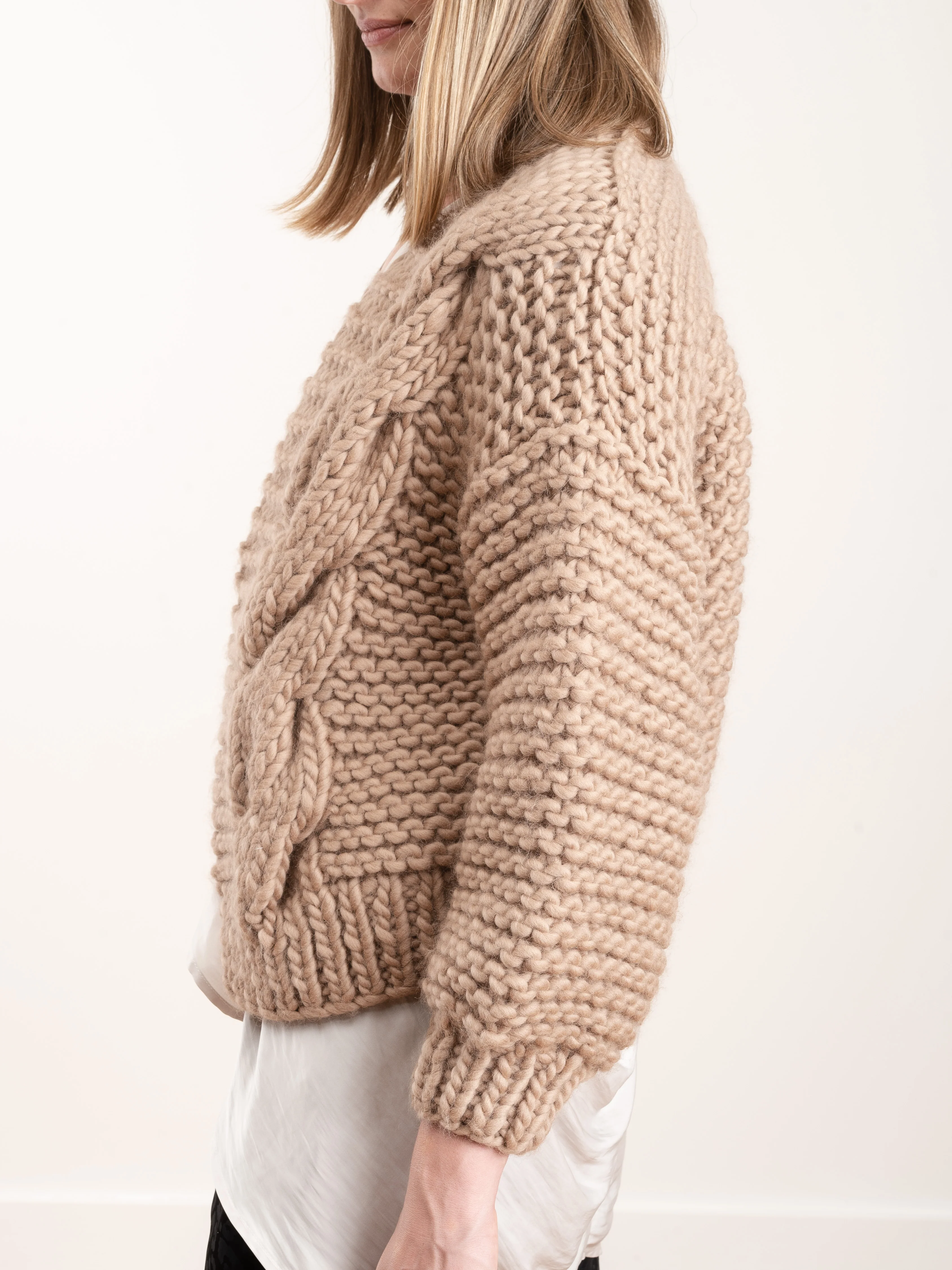 diamond bomber - taupe - Image 4
