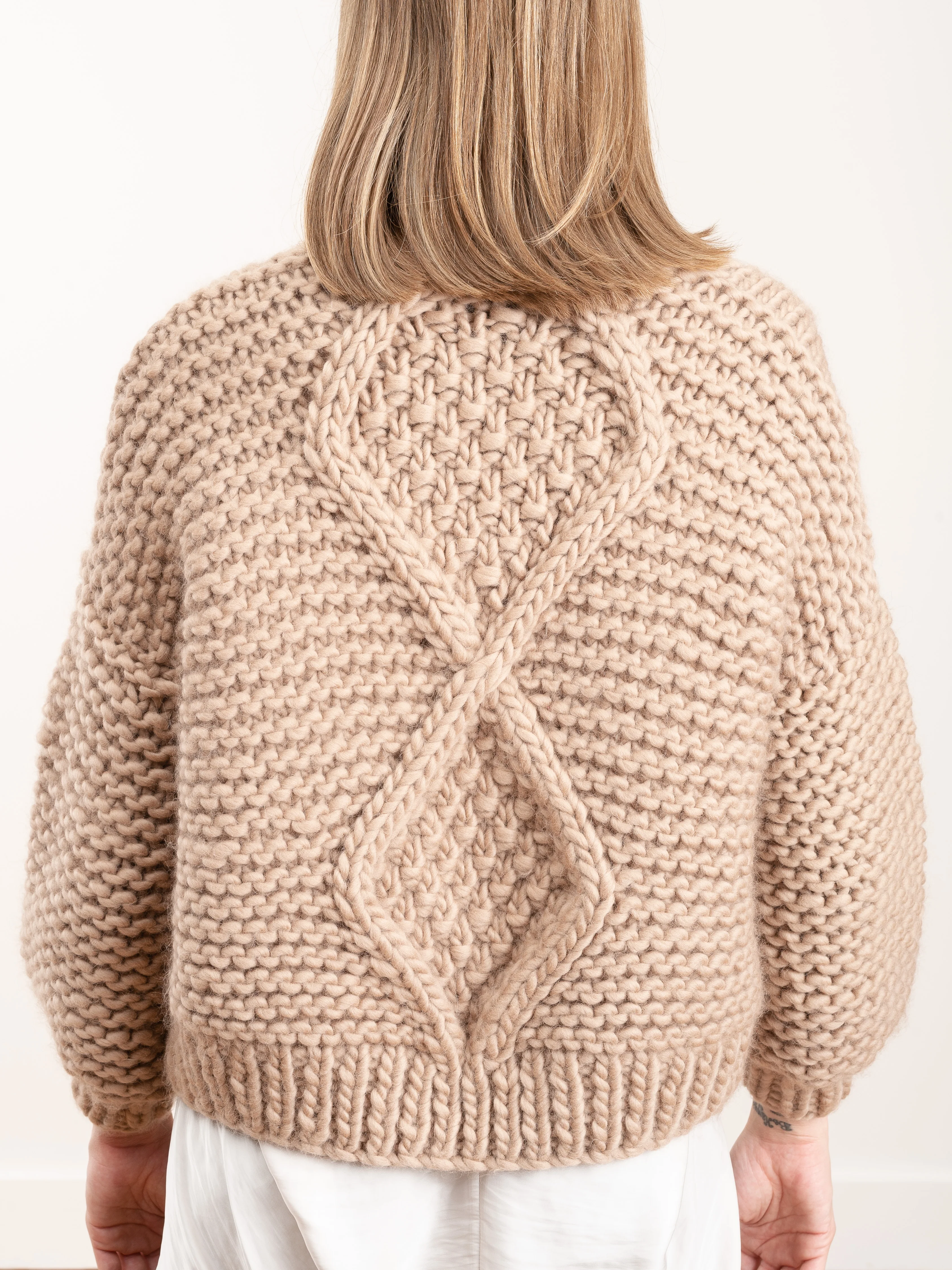 diamond bomber - taupe - Image 5