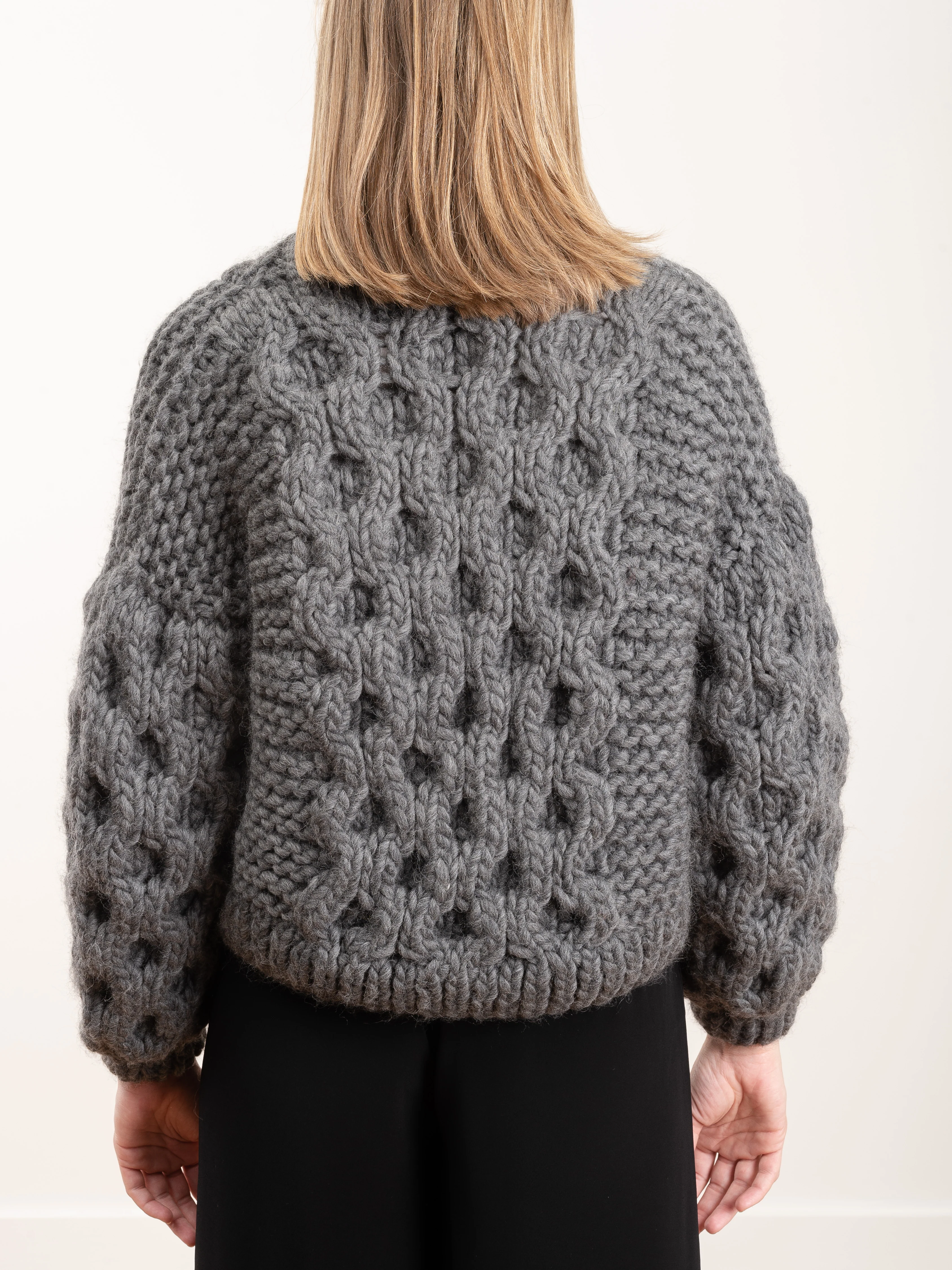 honeycomb bomber - charcoal - Image 4