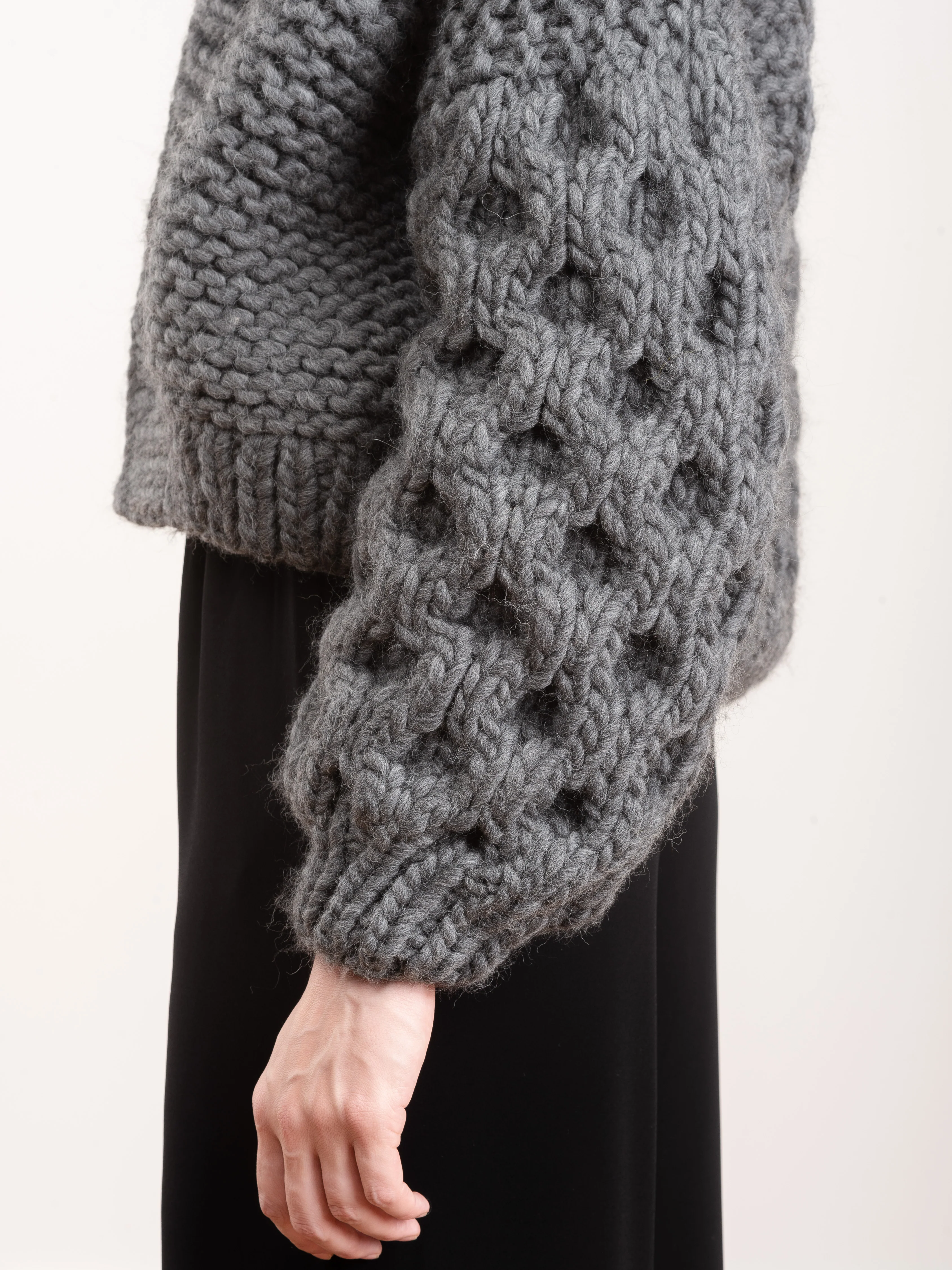 honeycomb bomber - charcoal - Image 5