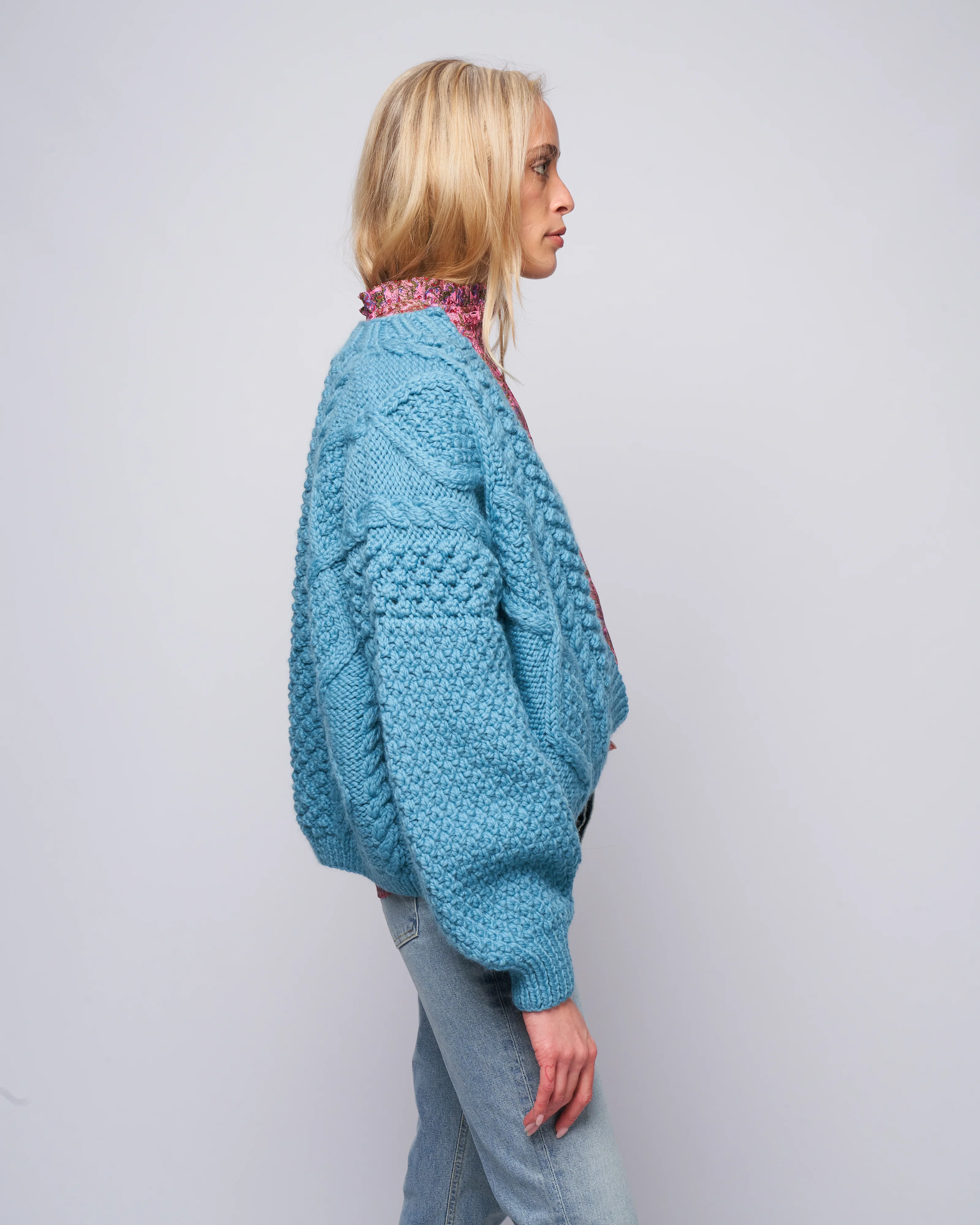 kimmie cardigan - cameo blue - Image 3