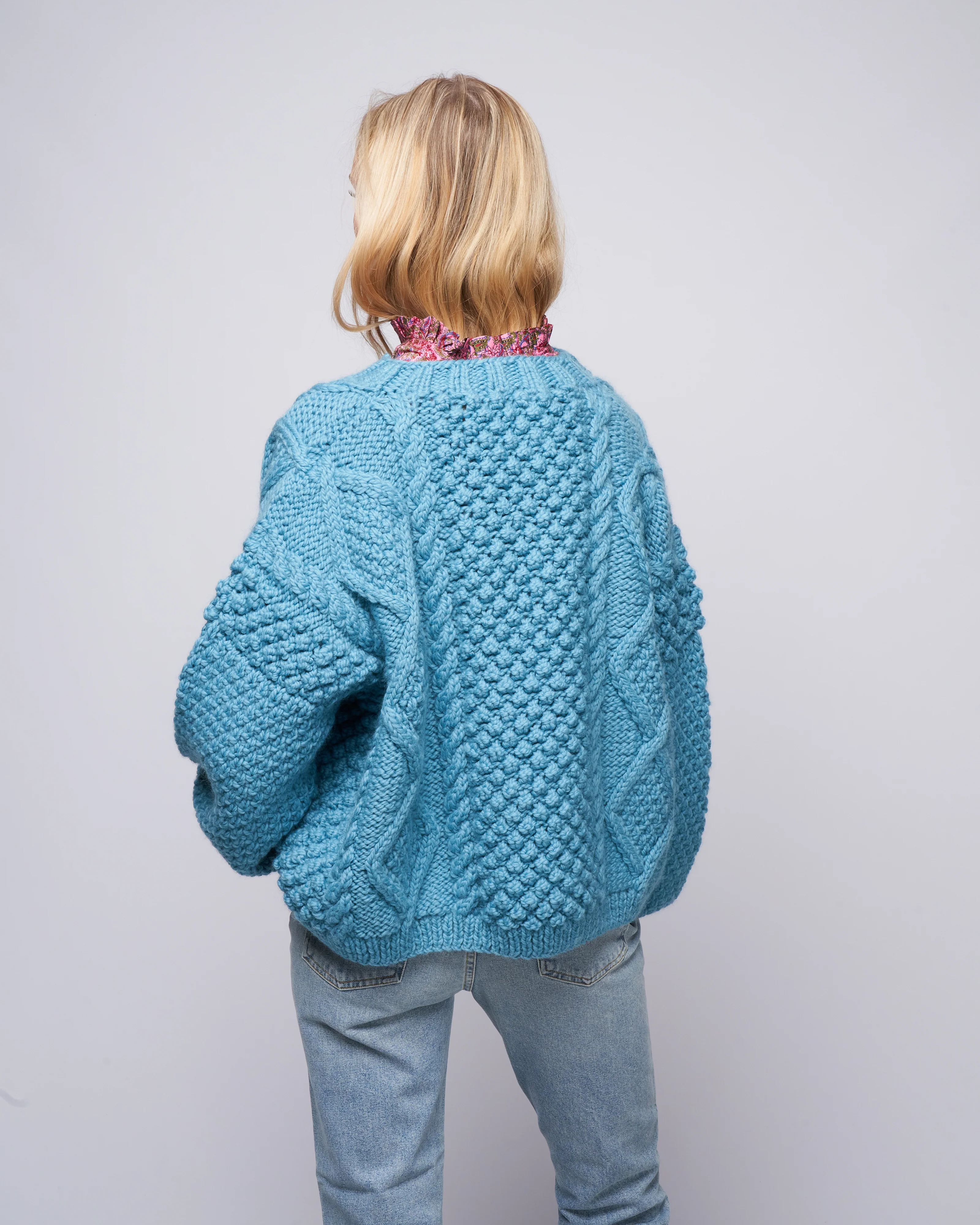 kimmie cardigan - cameo blue - Image 4
