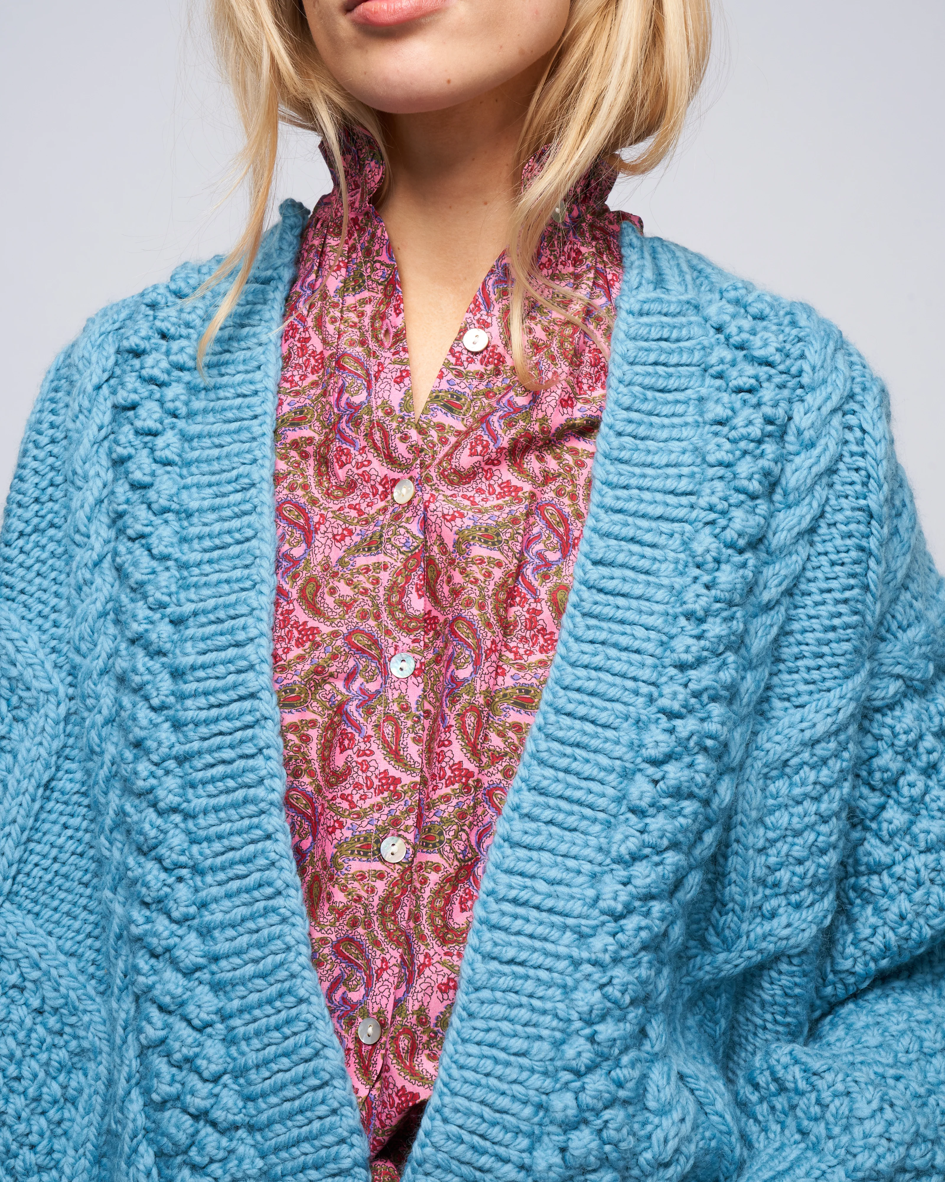 kimmie cardigan - cameo blue - Image 5
