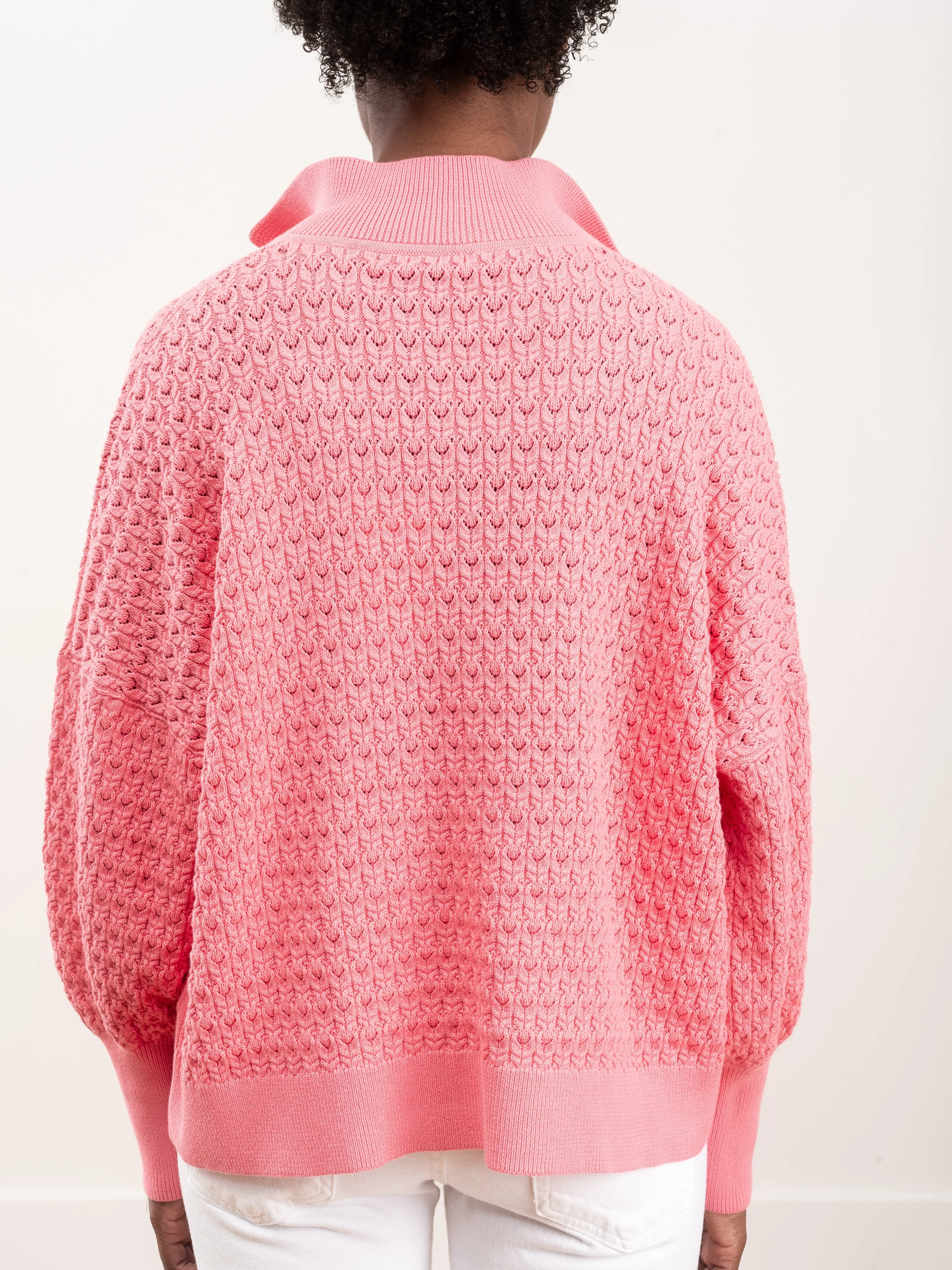 lace polo - bubblegum - Image 6