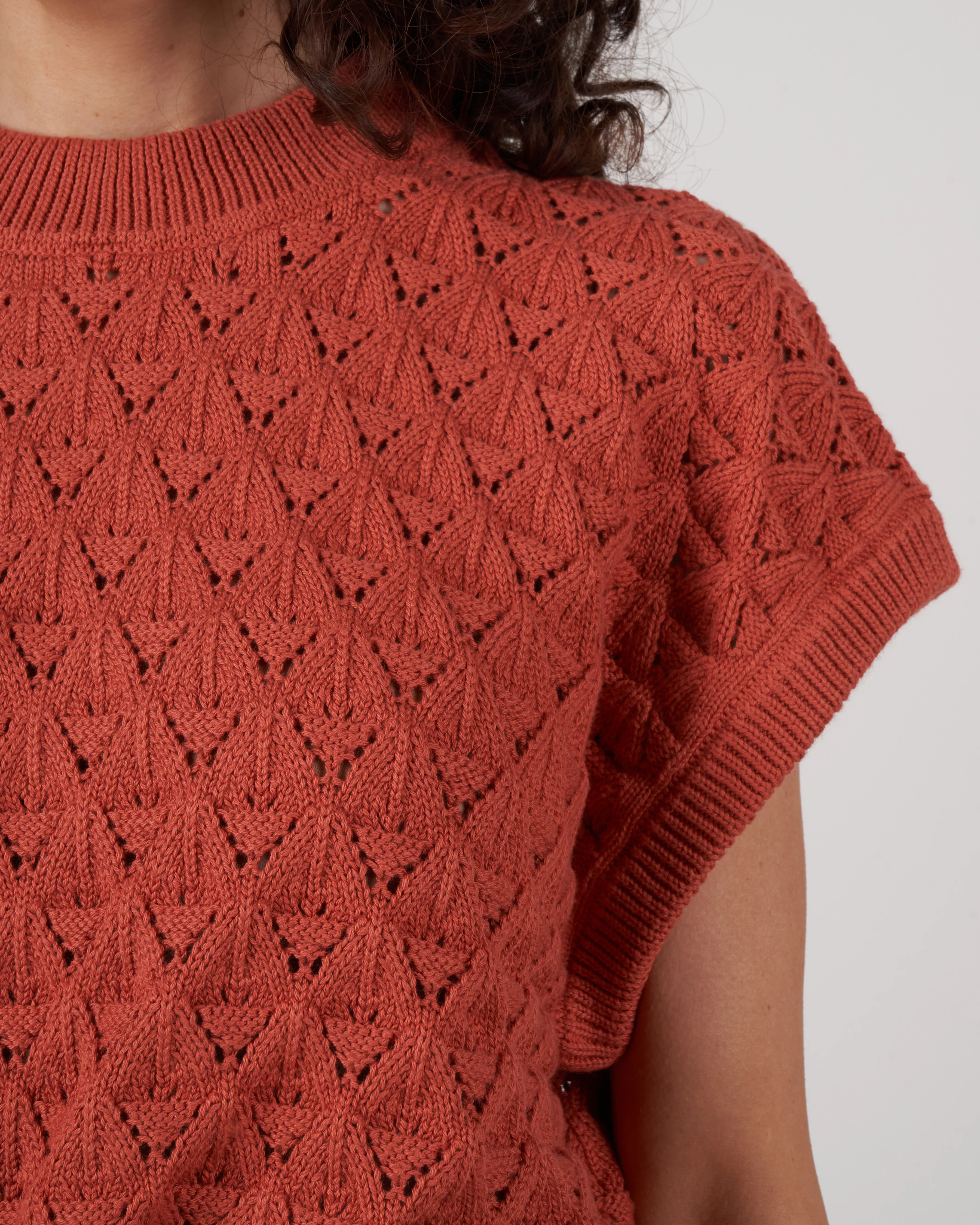 lace top - apricot brandy - Image 4