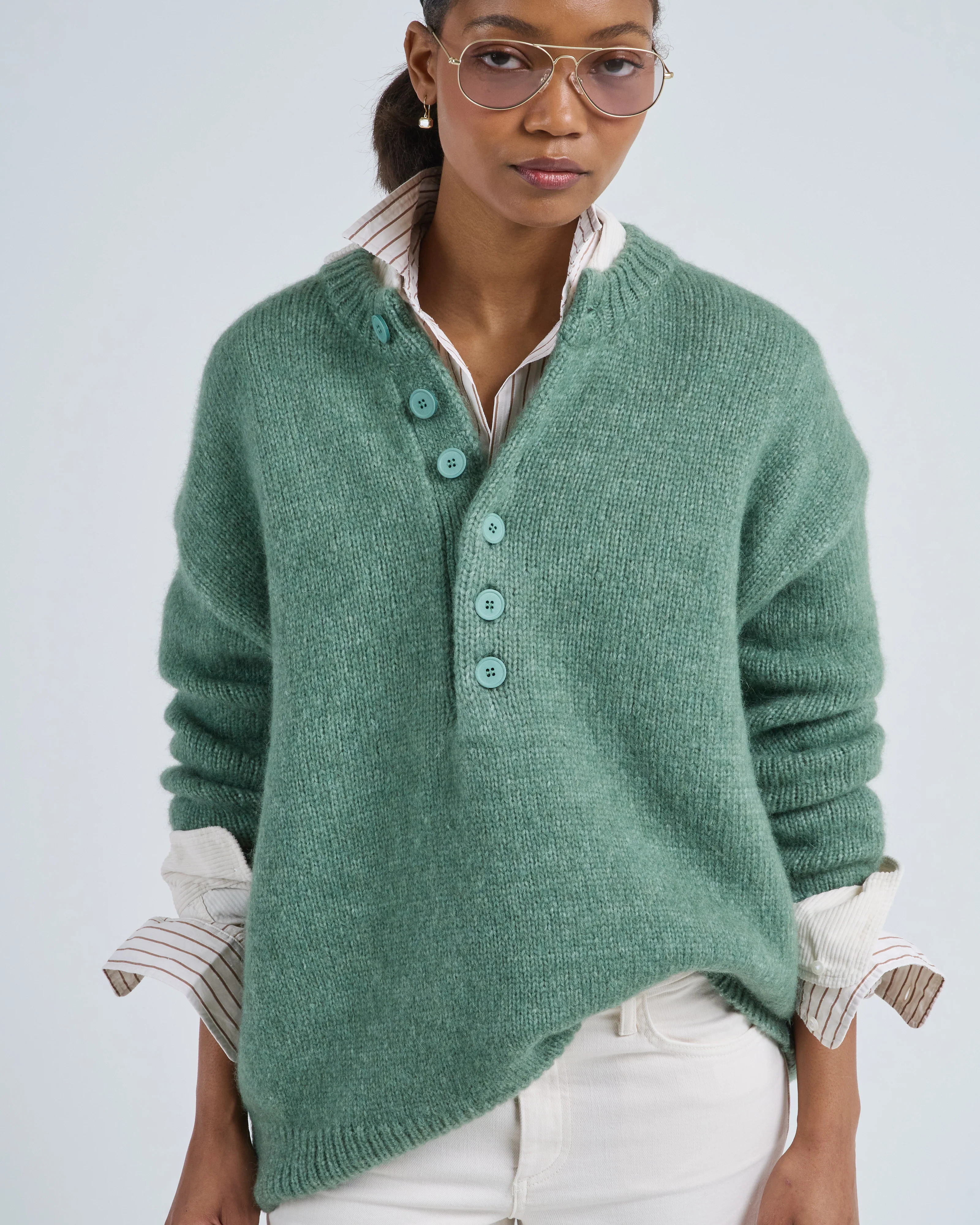 lexa buttoned jumper - Image 5