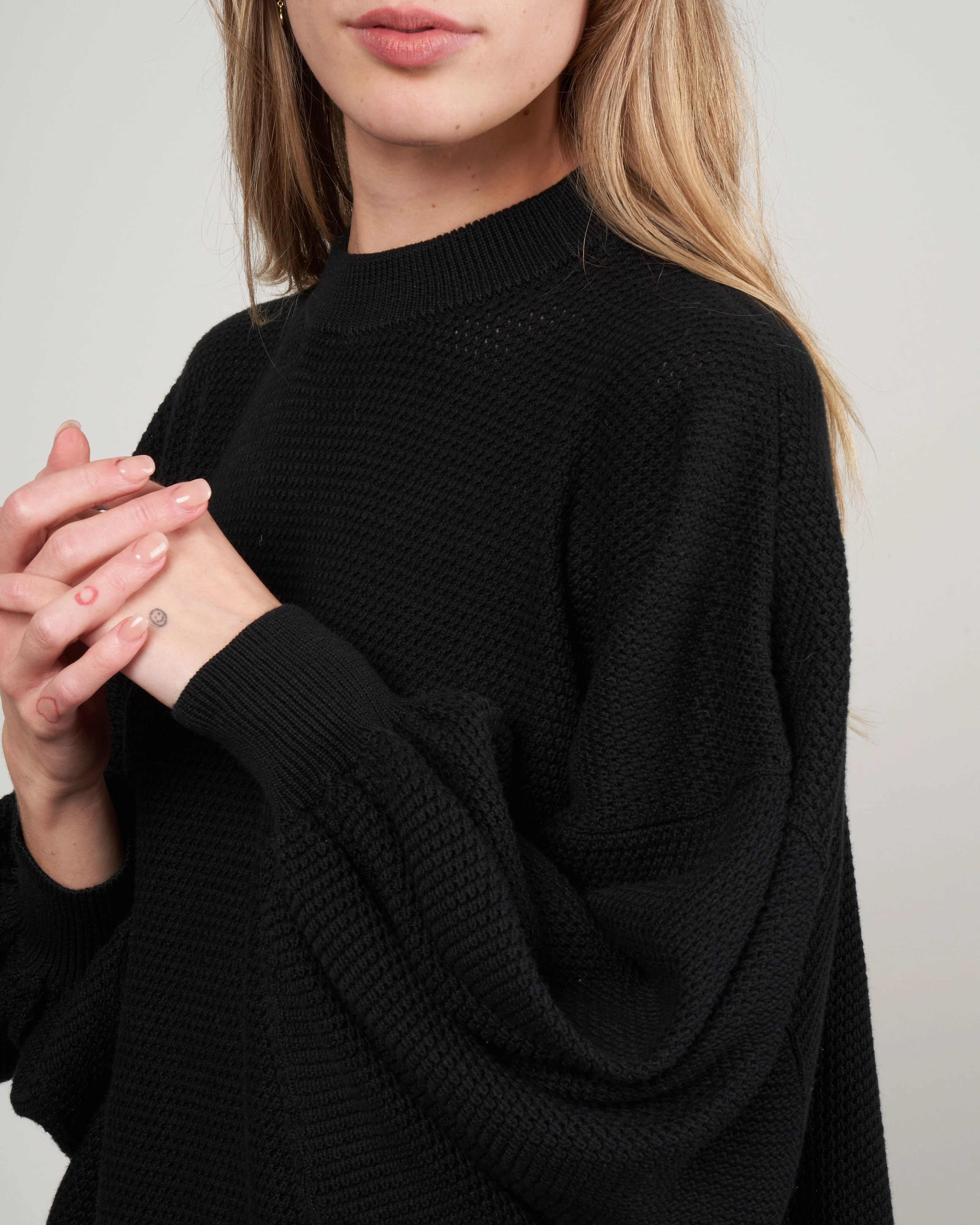 light sleeve jumper - black - Image 5