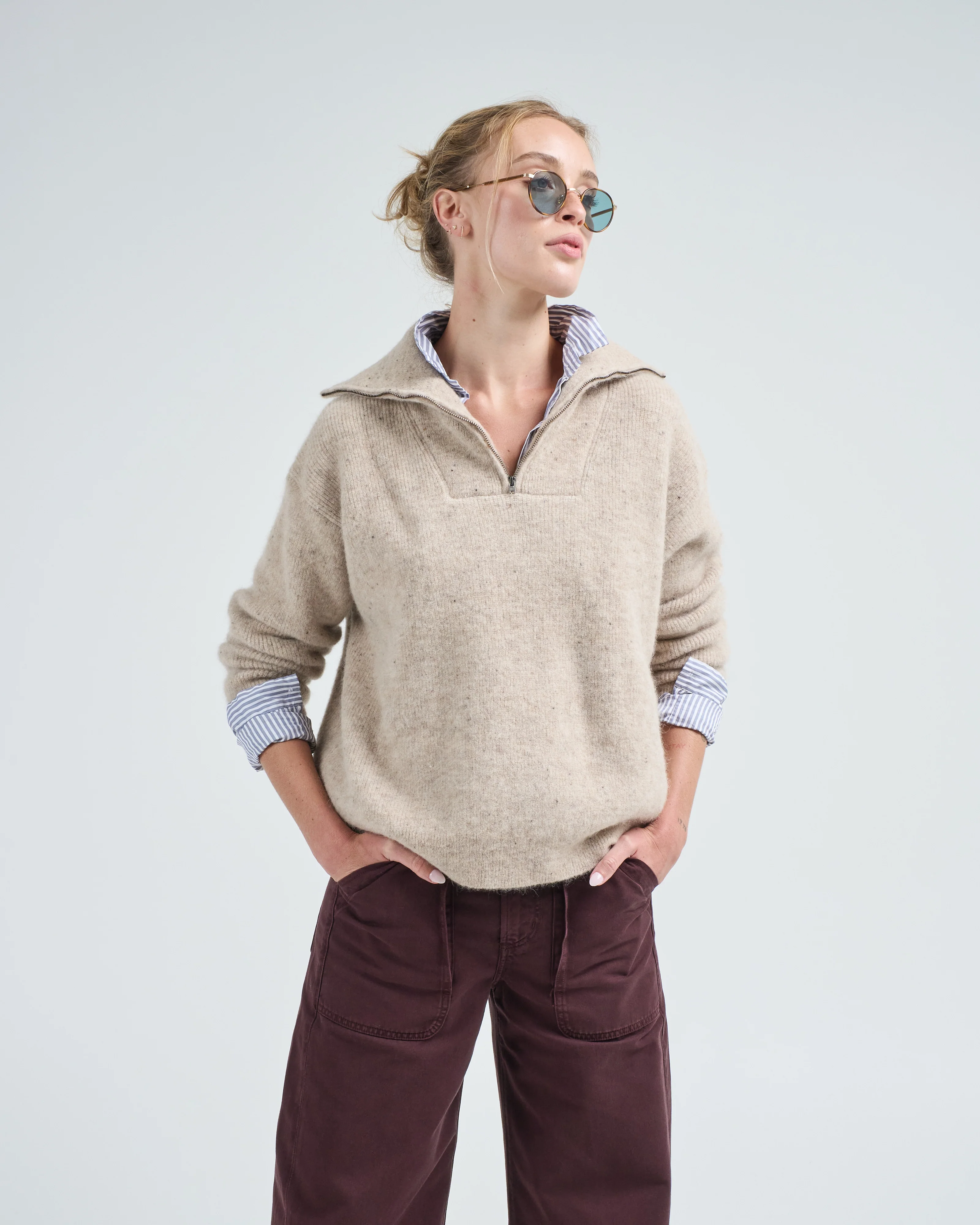 tea zip-up jumper - Image 3